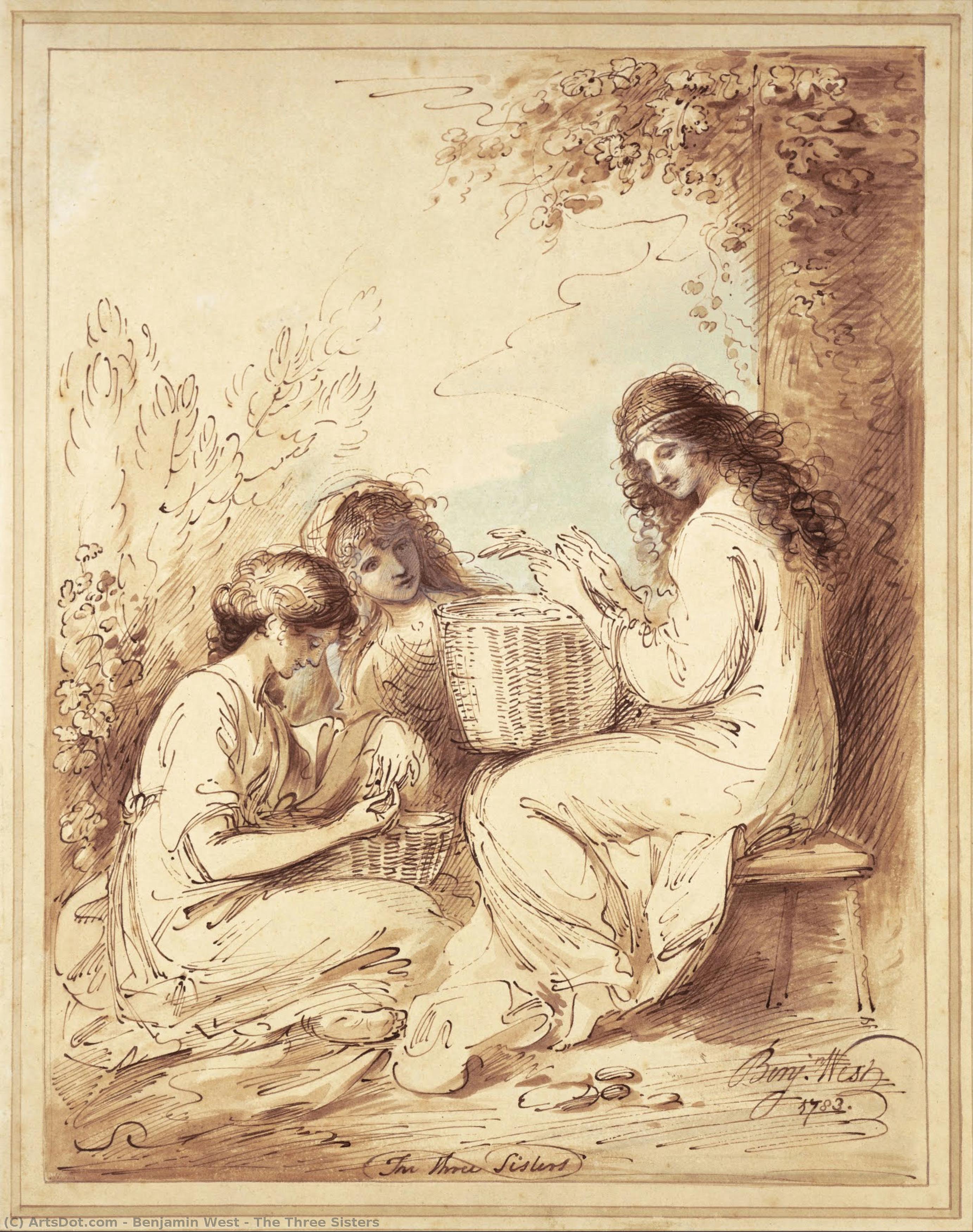 The Three Sisters — Benjamin West
