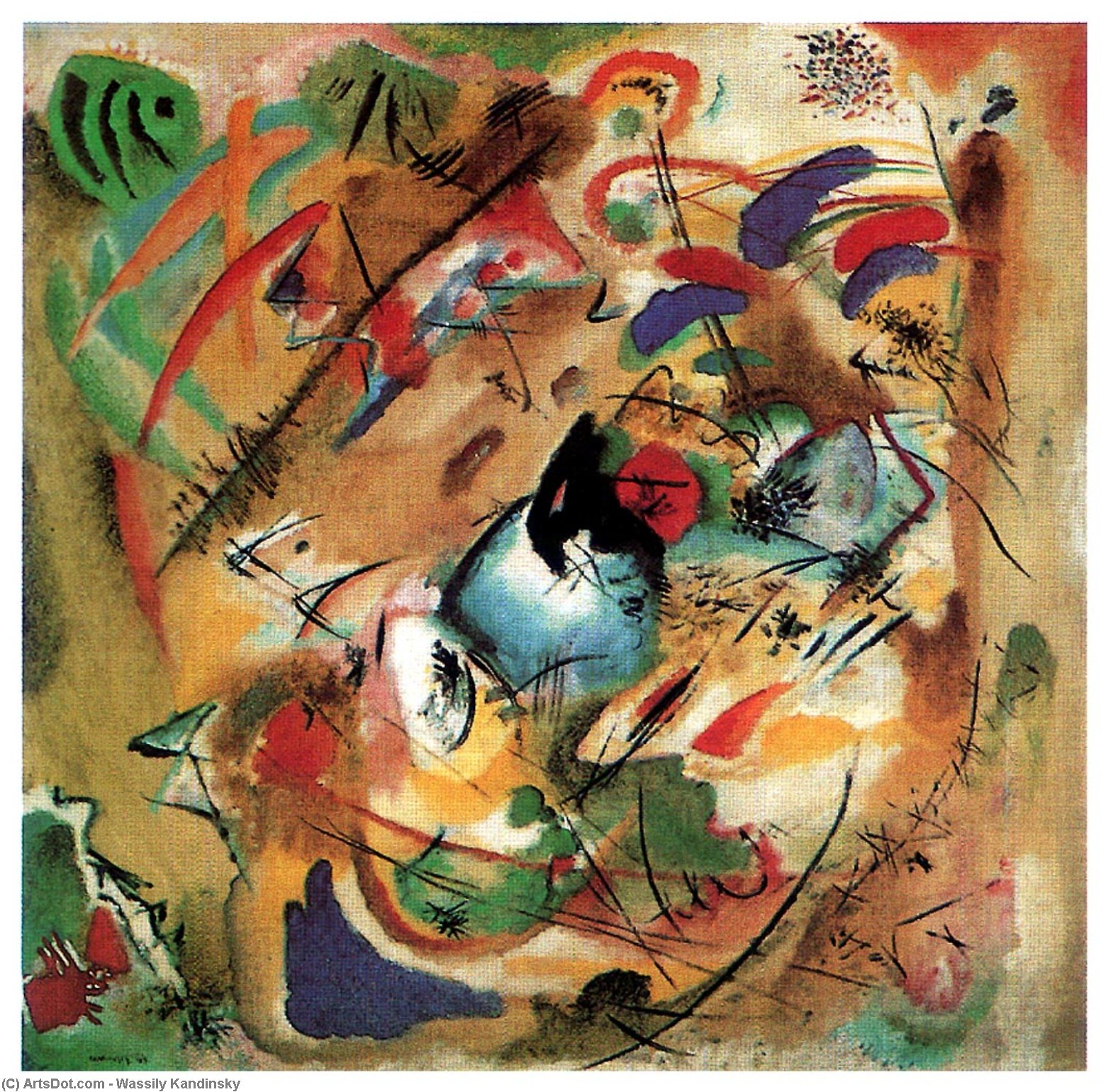 Improvisasjon (drømmy) — Wassily Wassilyevich Kandinsky