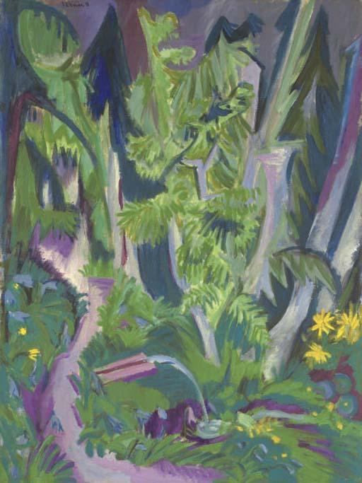 Bergwald — Ernst Ludwig Kirchner