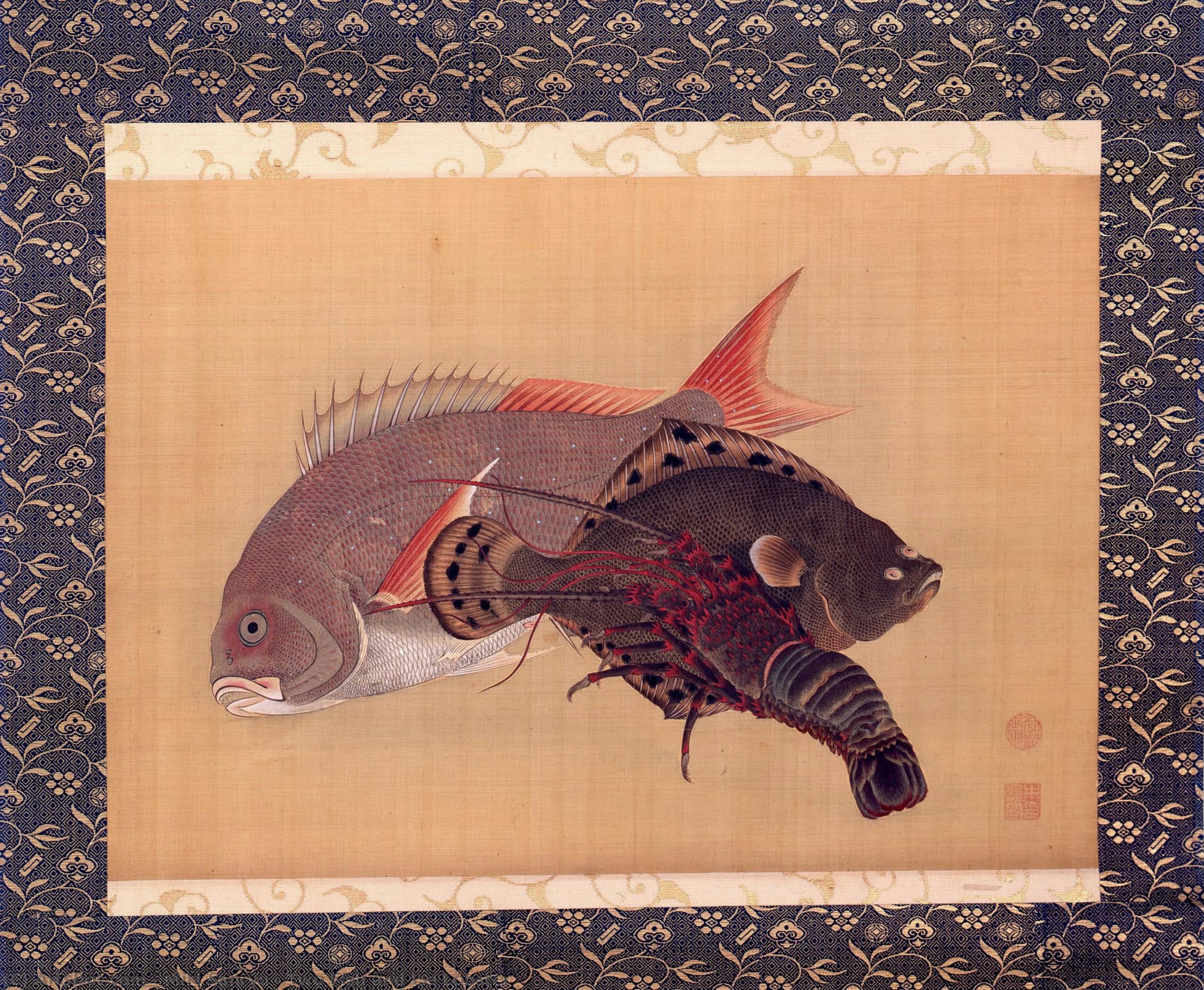Two Fish And Ise Lobster — Miki Sanryu