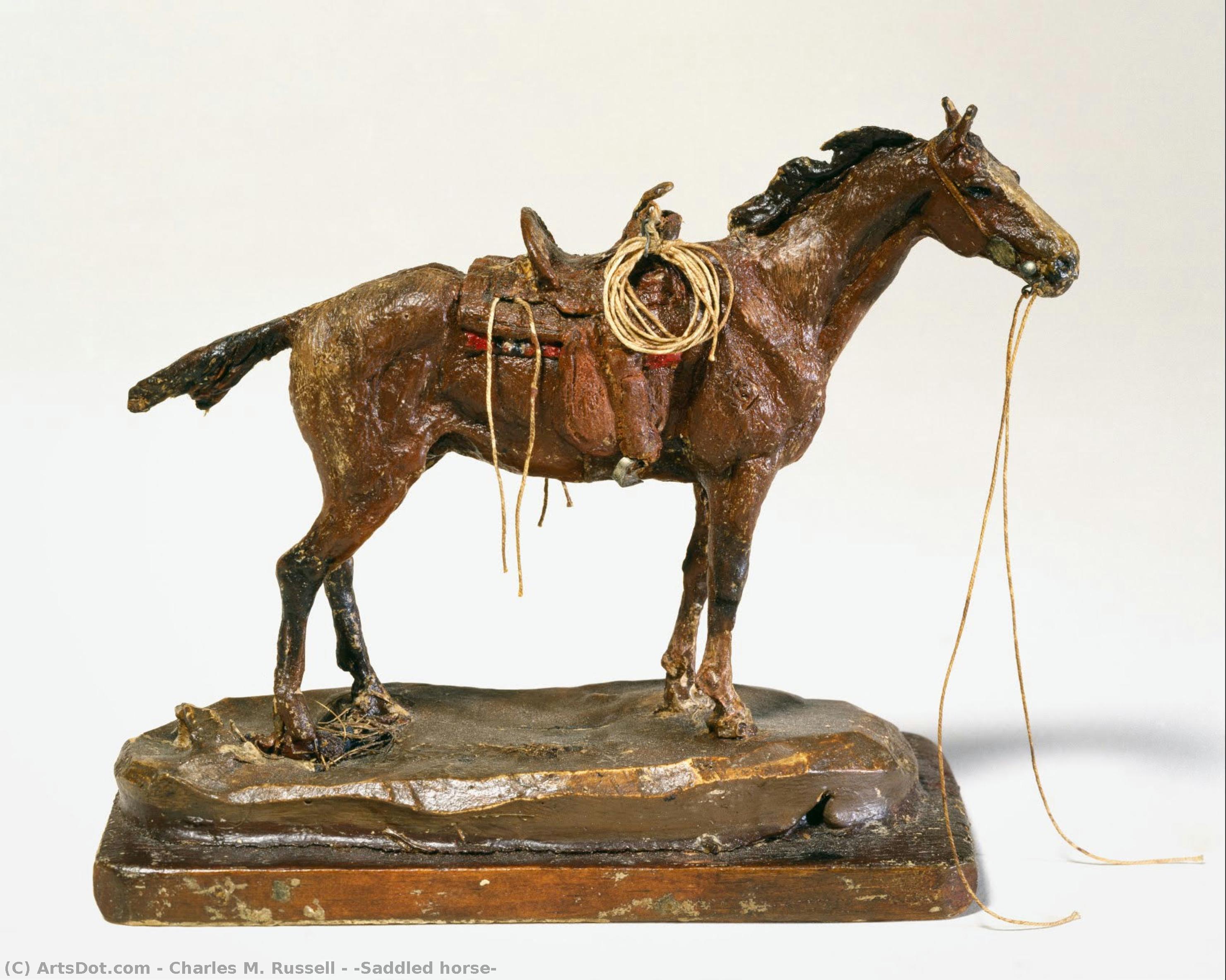 [saddled Horse] — Charles Marion Russell