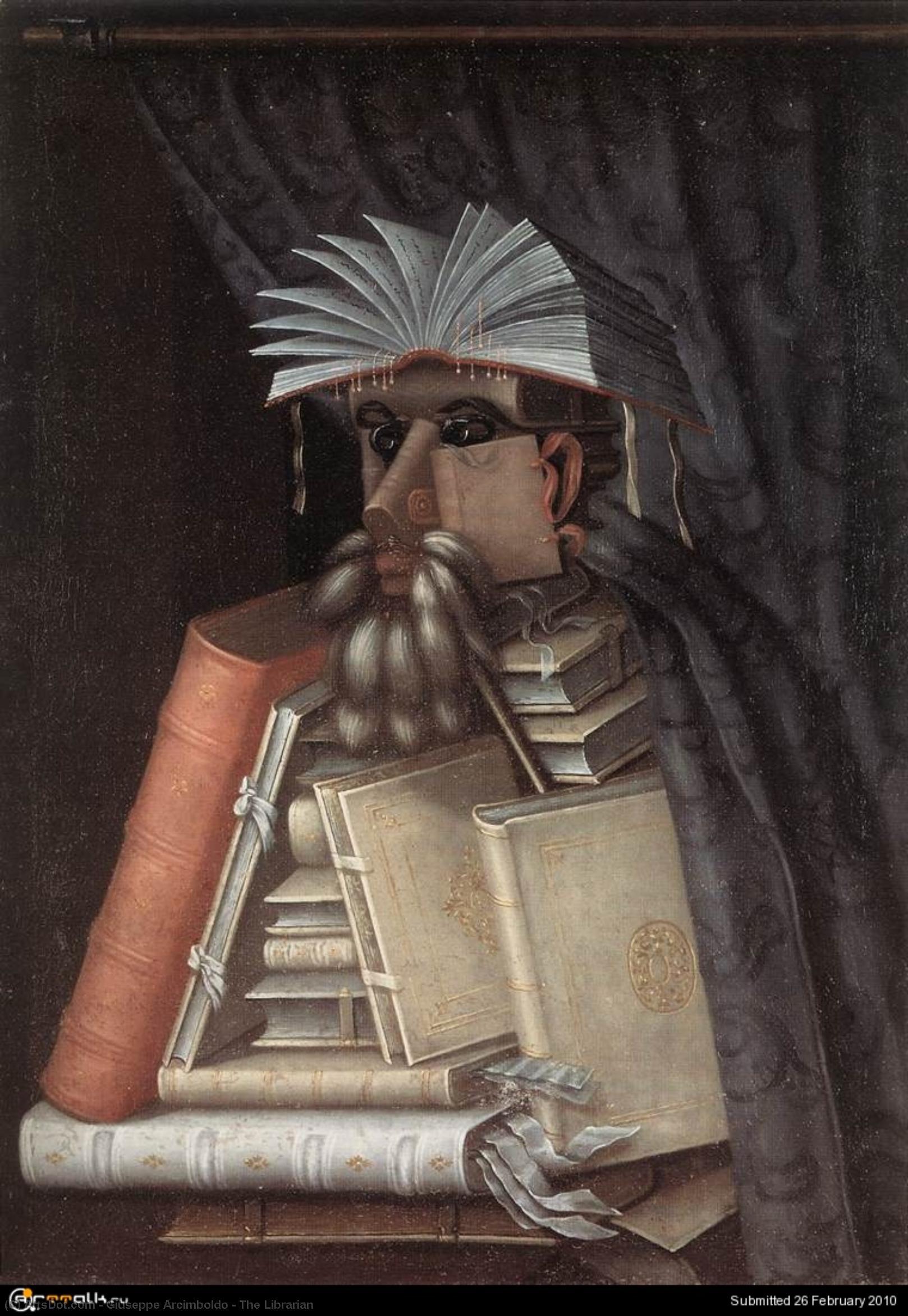 Bibliotecář — Giuseppe Arcimboldo