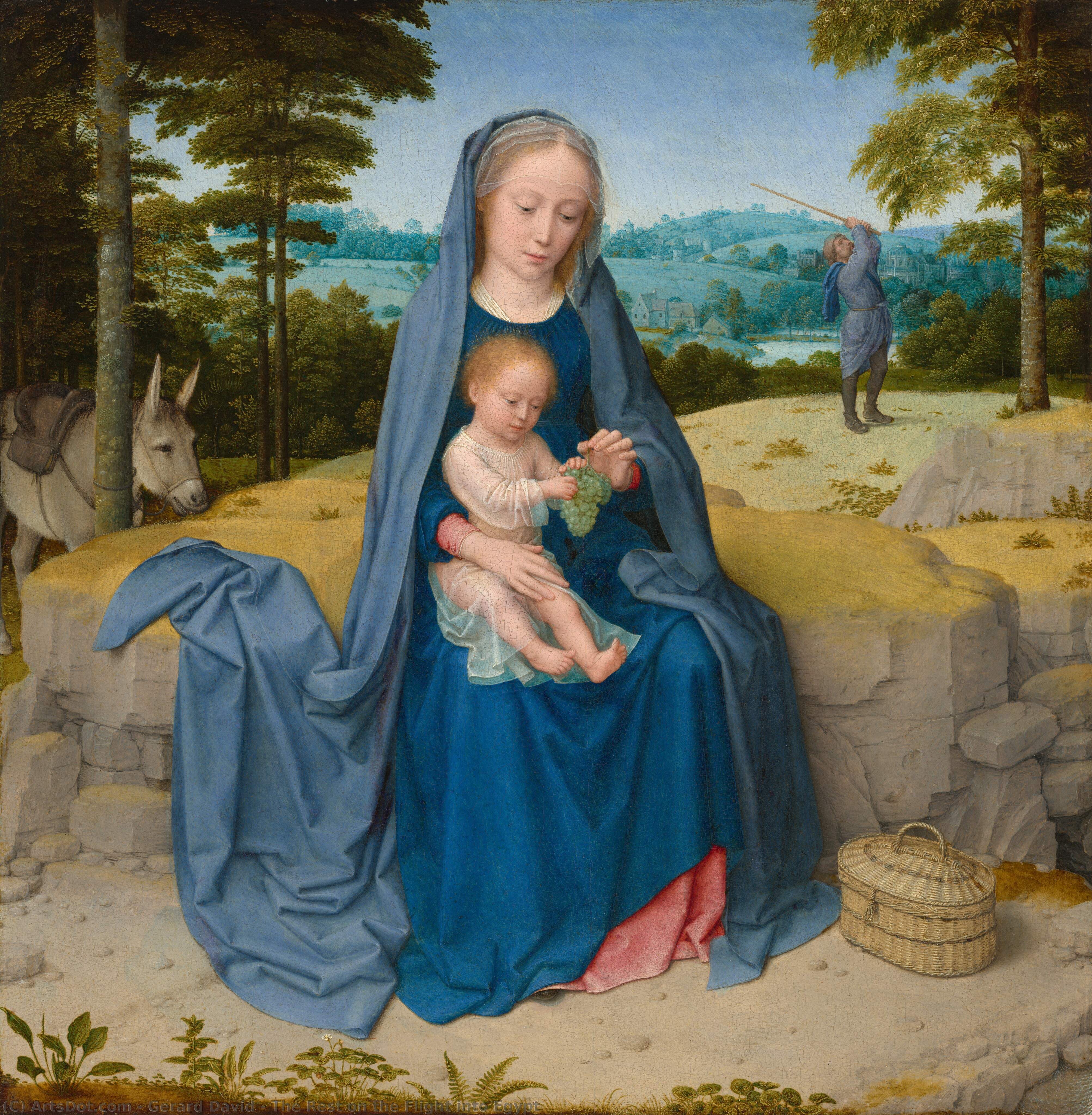 The Rest On The Flight Into Egypt — Gerard David