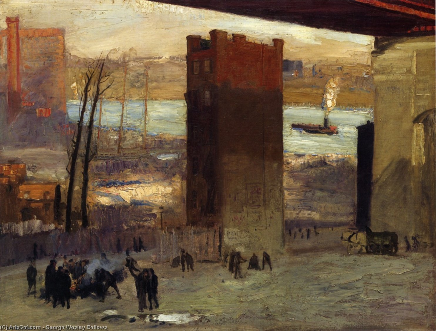 Ein Einsames Mietshaus — George Wesley Bellows