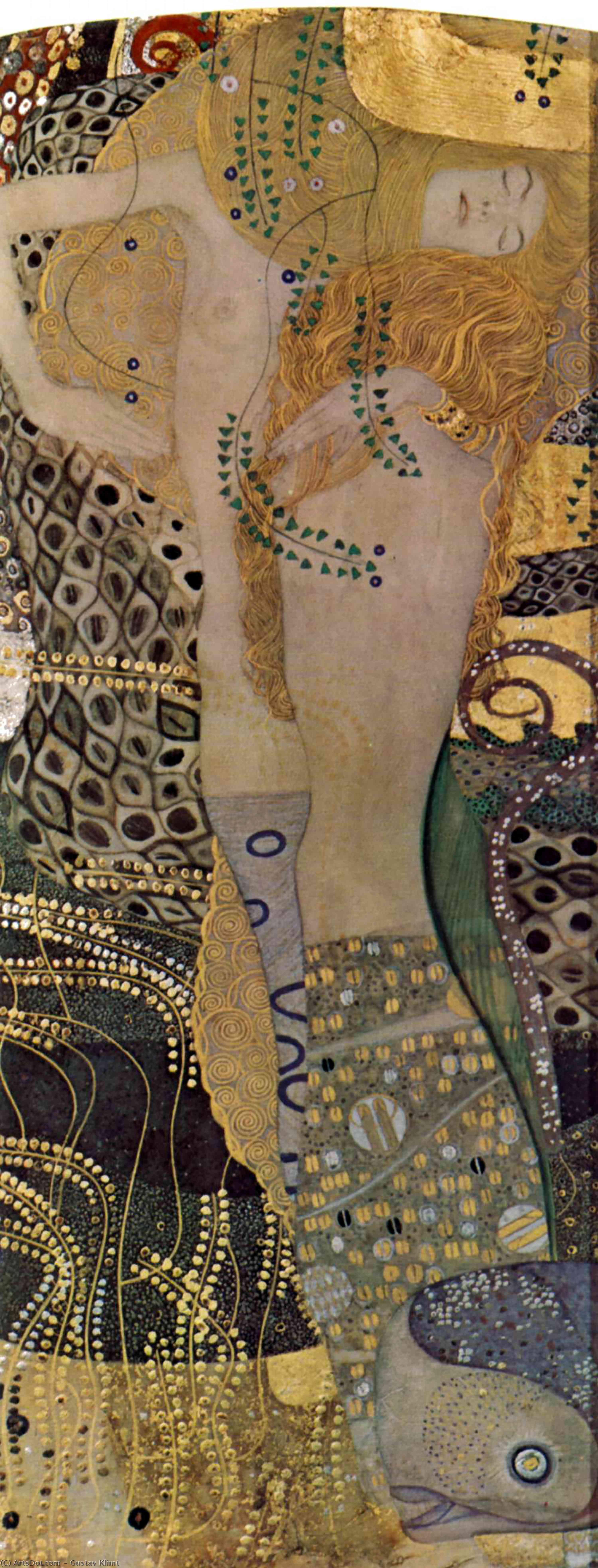 Serpents D'eau — Gustave Klimt