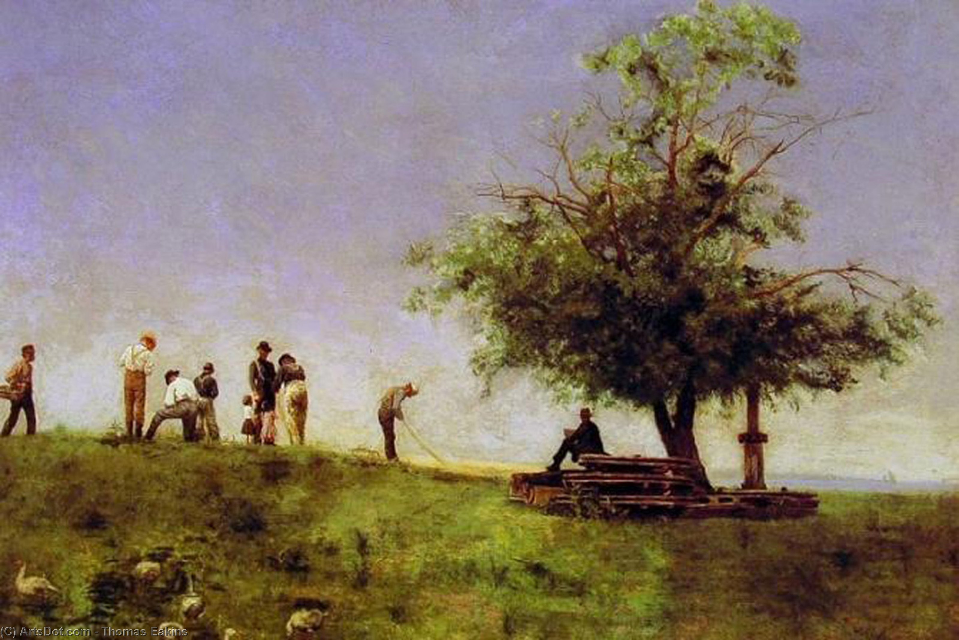 Das Netz Flicken — Thomas Eakins