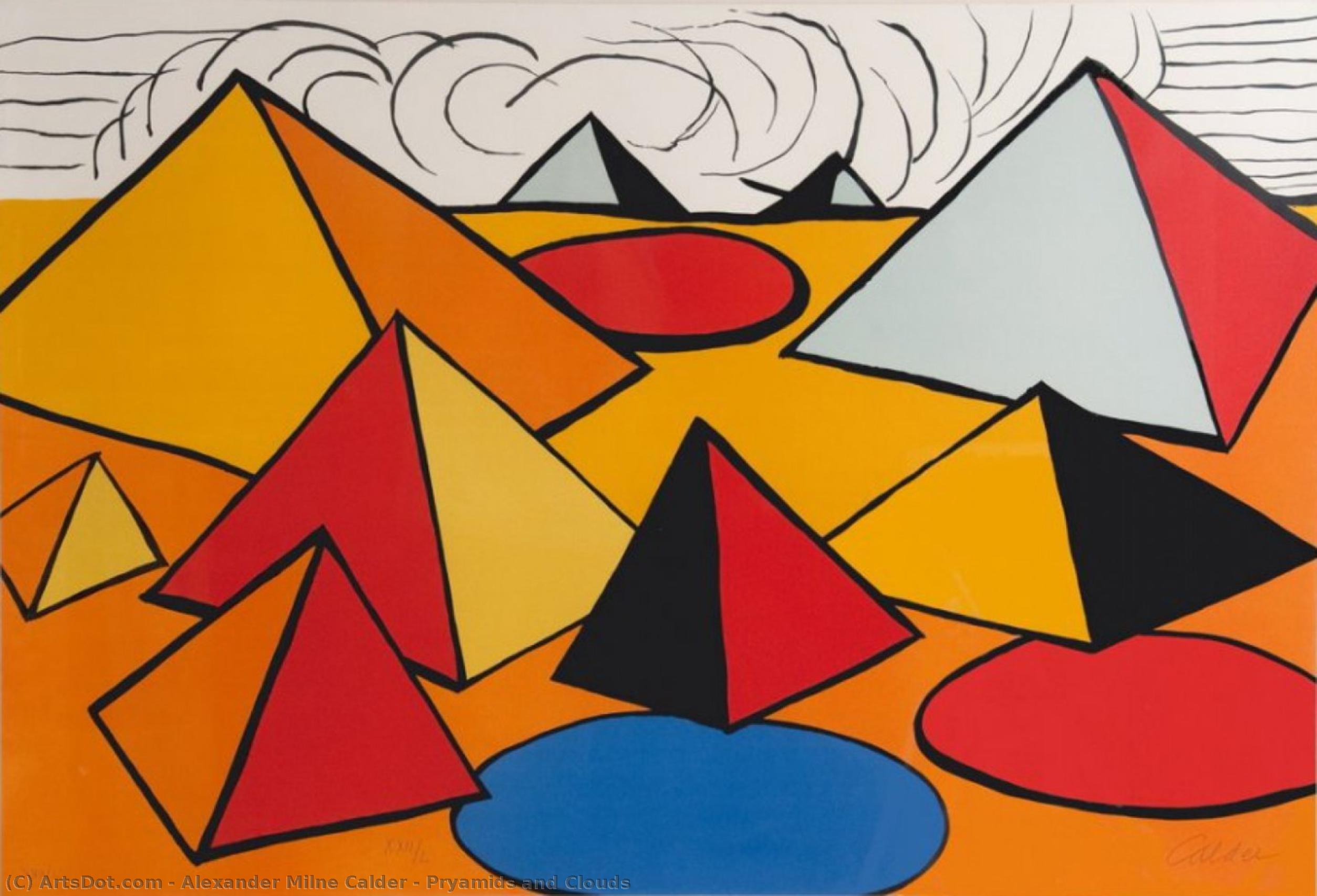 Pryamids And Clouds — Alexander Milne Calder