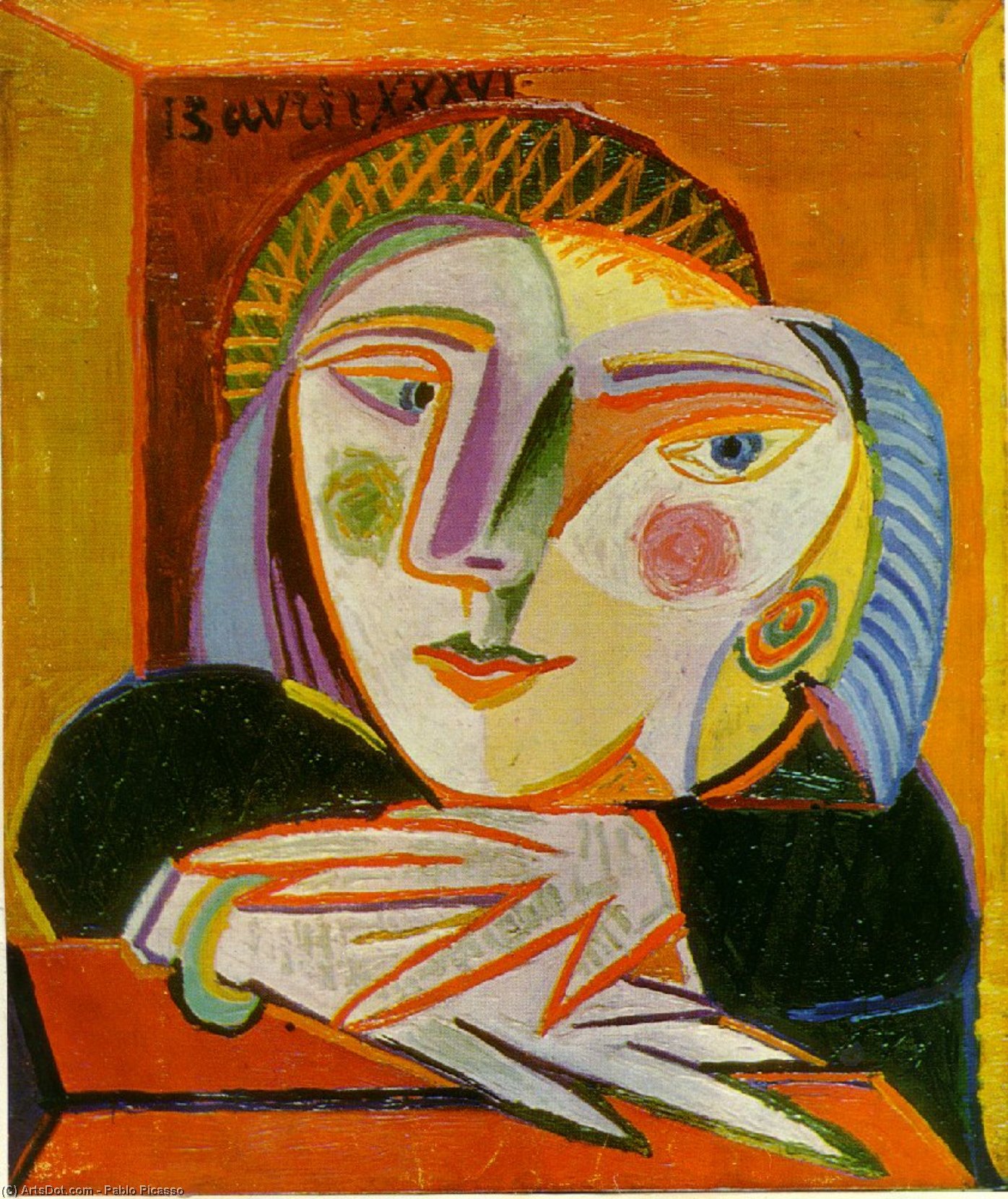 Žena U Okna — Pablo Picasso