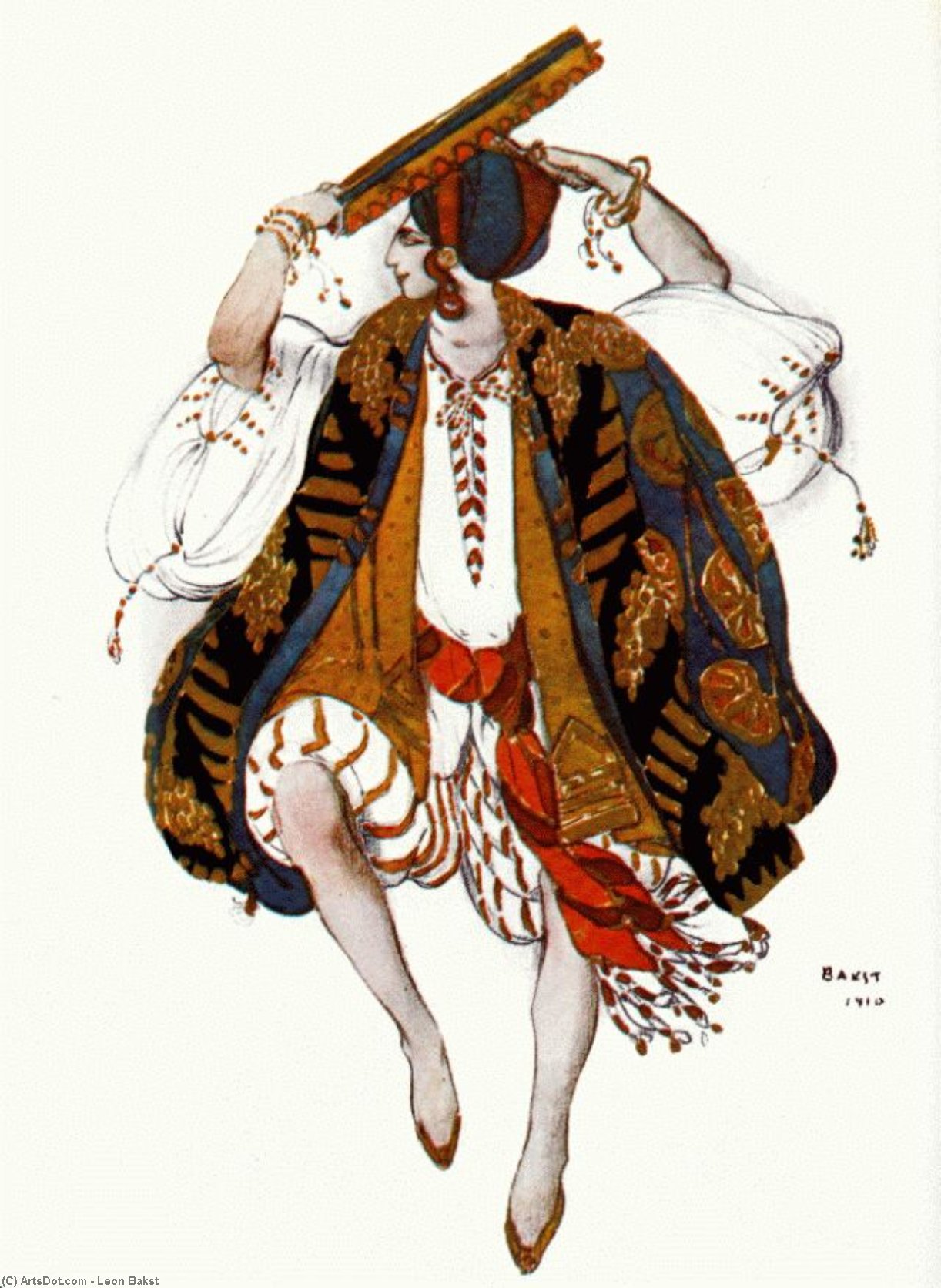 Cleopatra Danza Giudaica — Léon Bakst