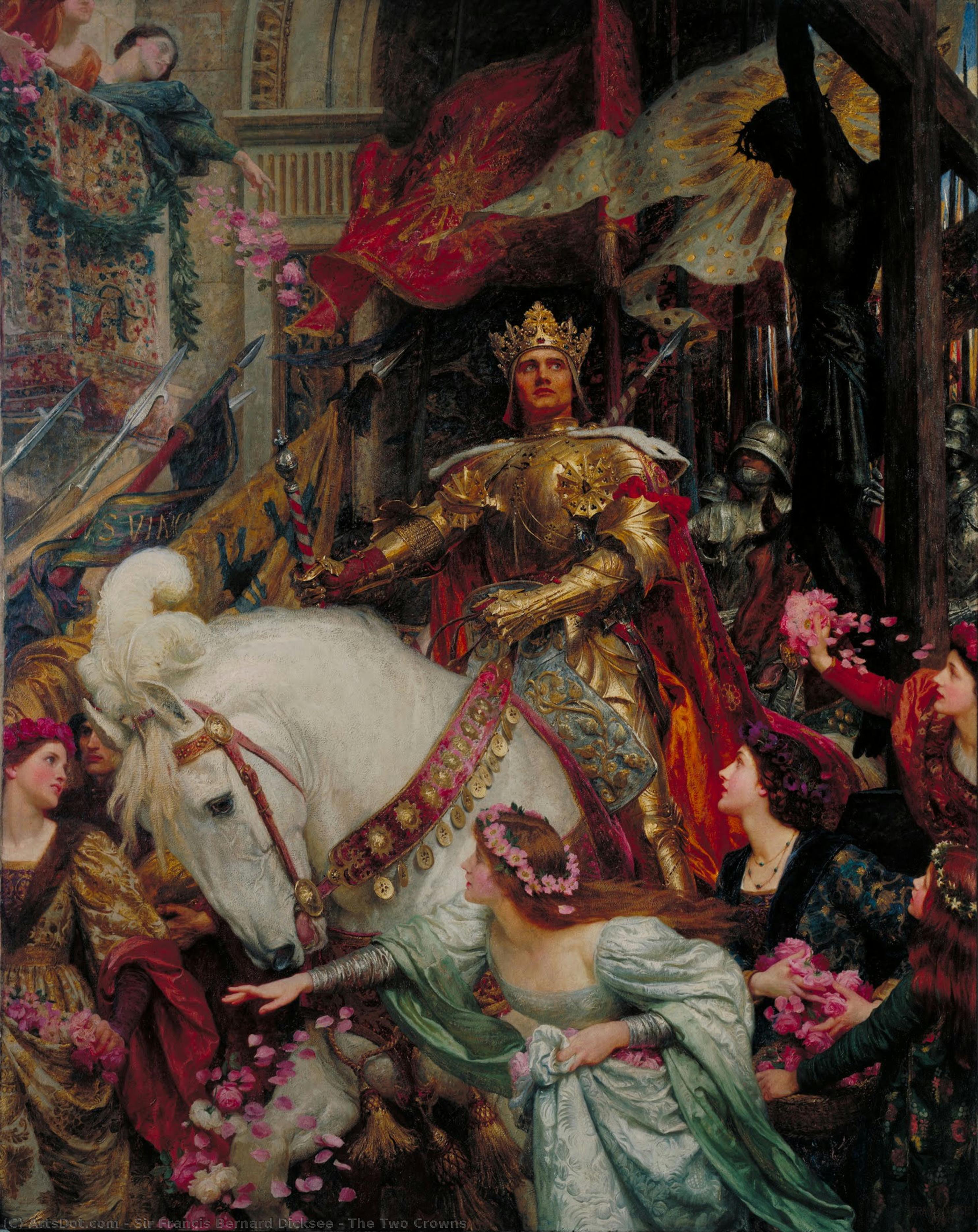 The Two Crowns — Sir Francis Bernard Dicksee