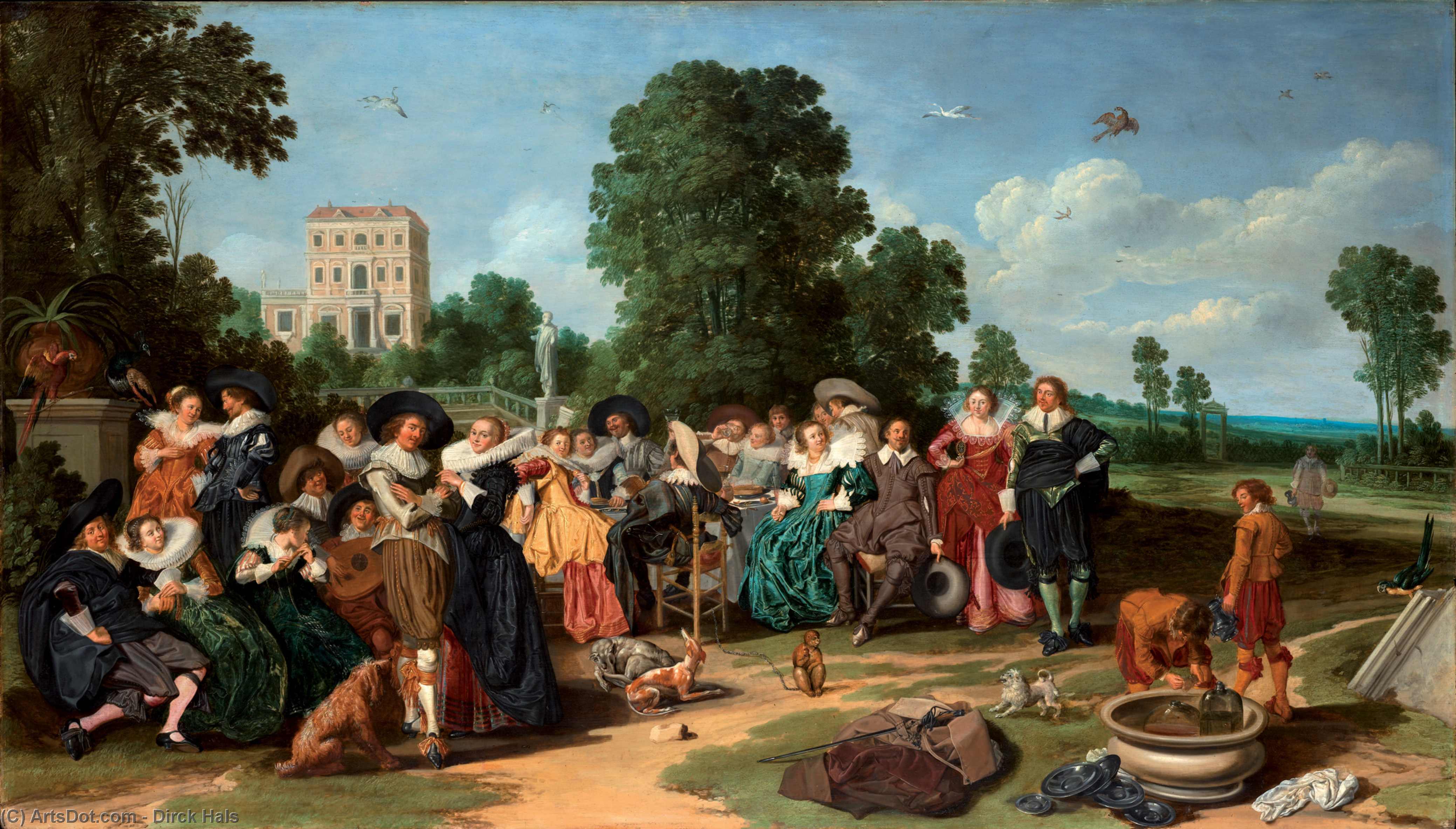 The Fãªte Champãªtre — Dirck Hals