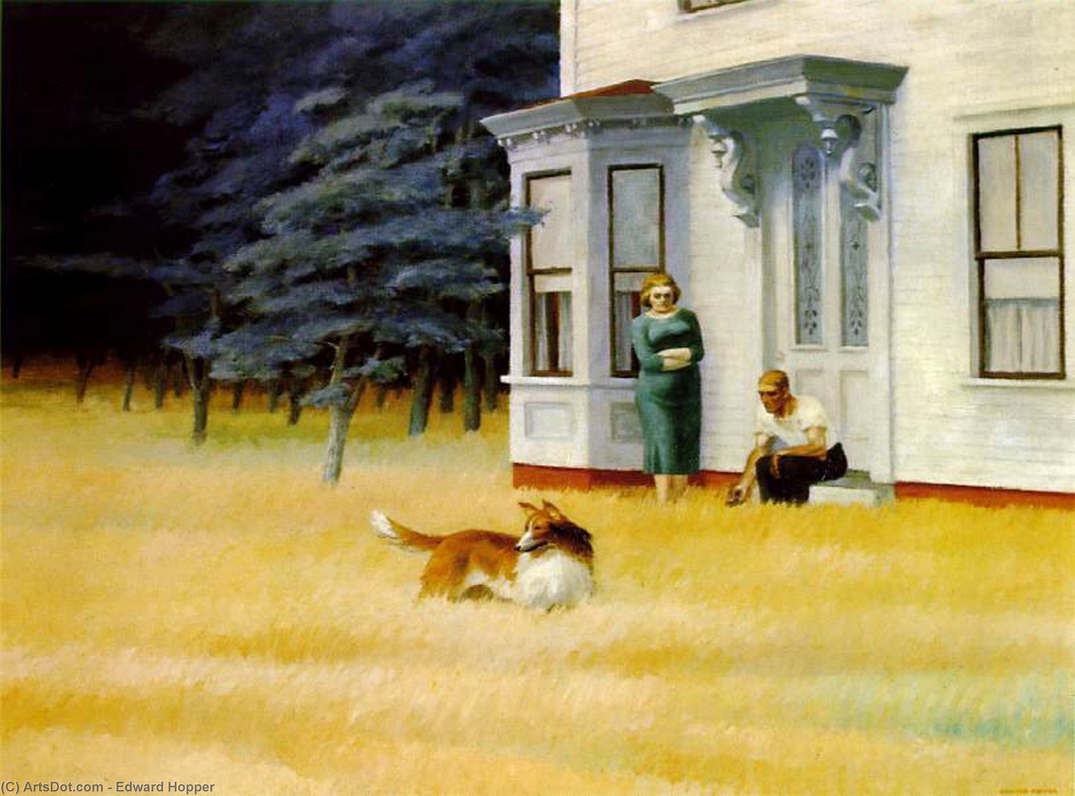 Cape Cod Evening Of Mr And Mrs John H — Edward Hopper