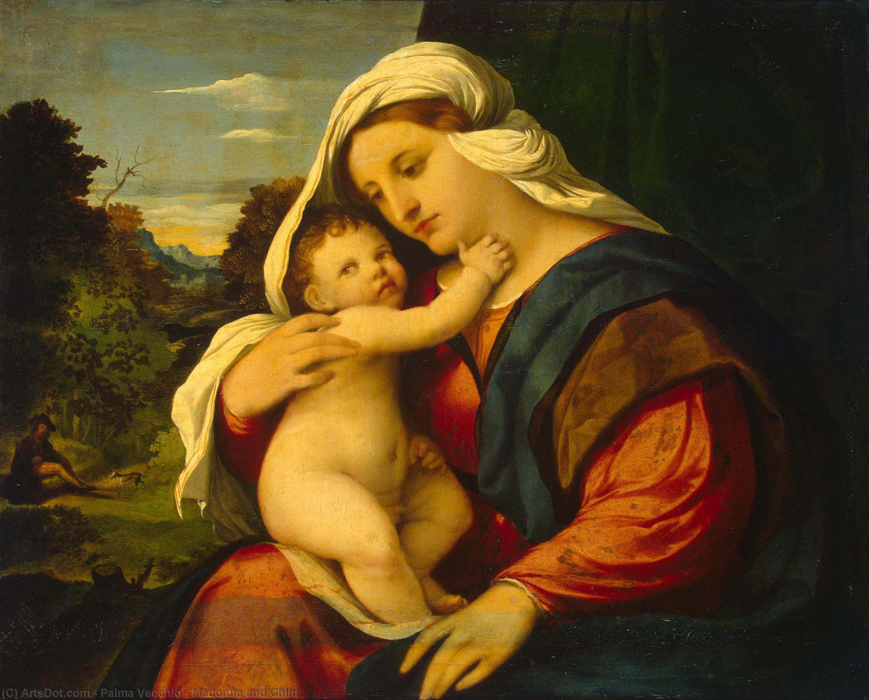 Madonna And Child — Palma Starší