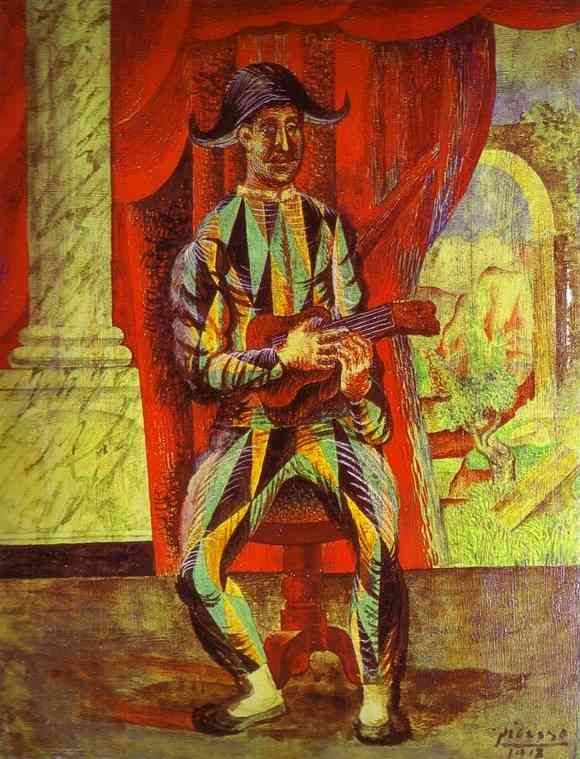 Arlekinas Su Gitara — Pablas Pikasas