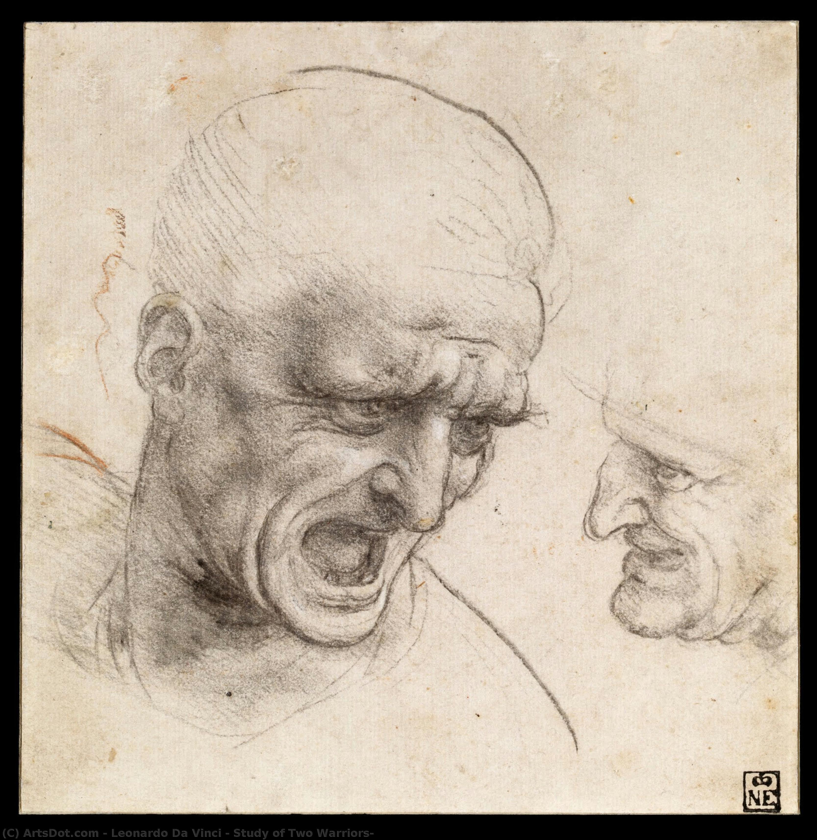 Studija Dva Ratnika — Leonardo Da Vinči
