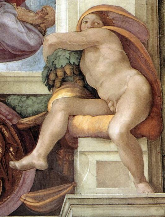 Ignudo 20 — Michelangelo Buonarroti