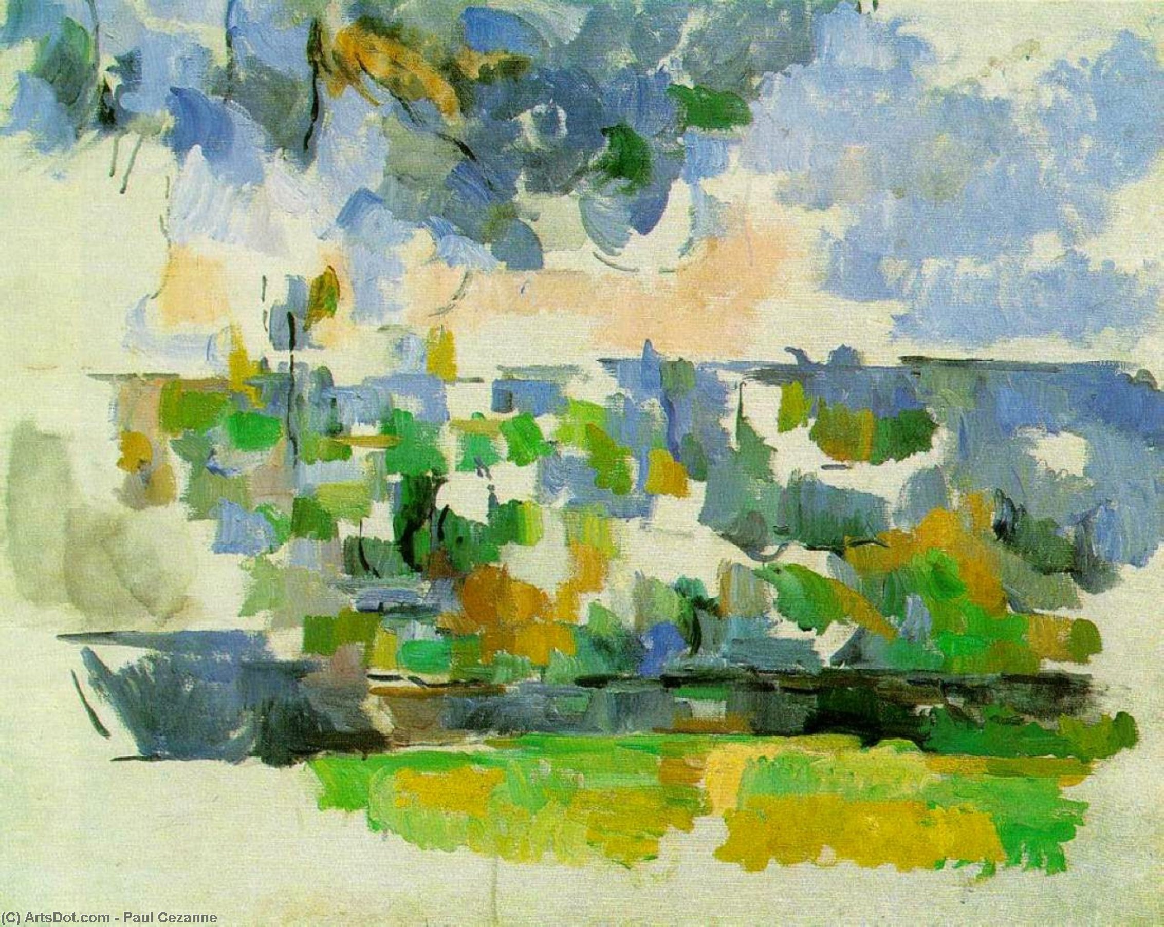 Der Garten Von Les Lauves — Paul Cézanne