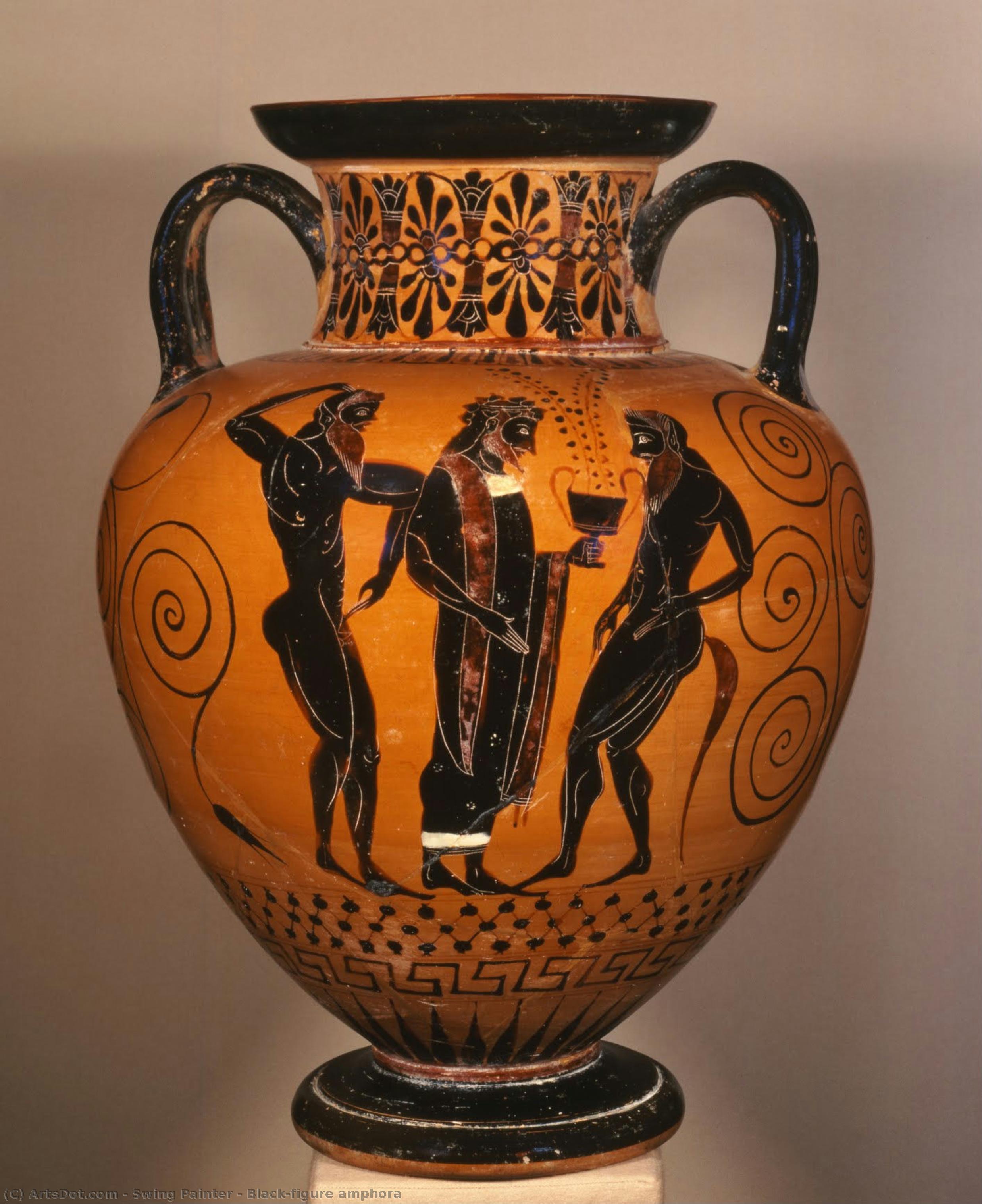 Black-figure Amphora — Swing Painter