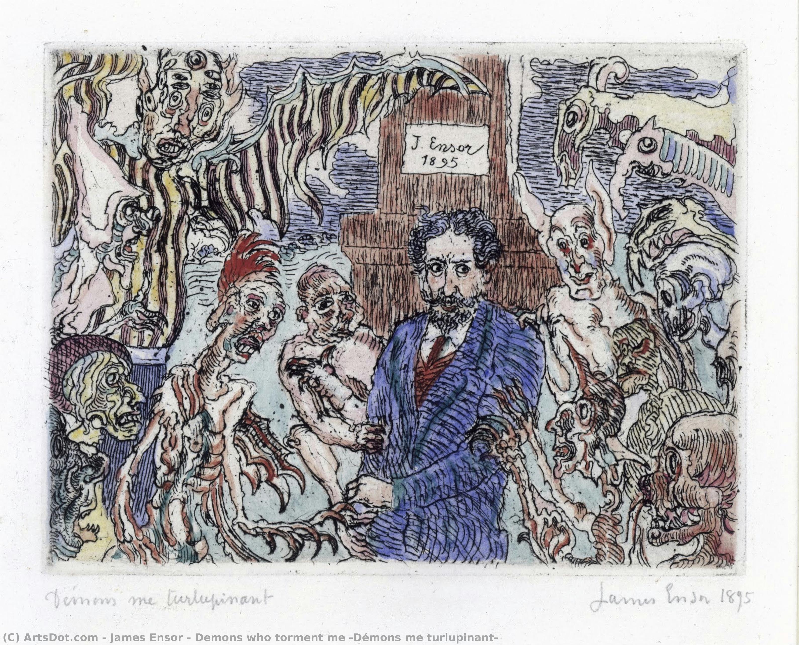 Demoni Che Mi Tormentano — James Ensor