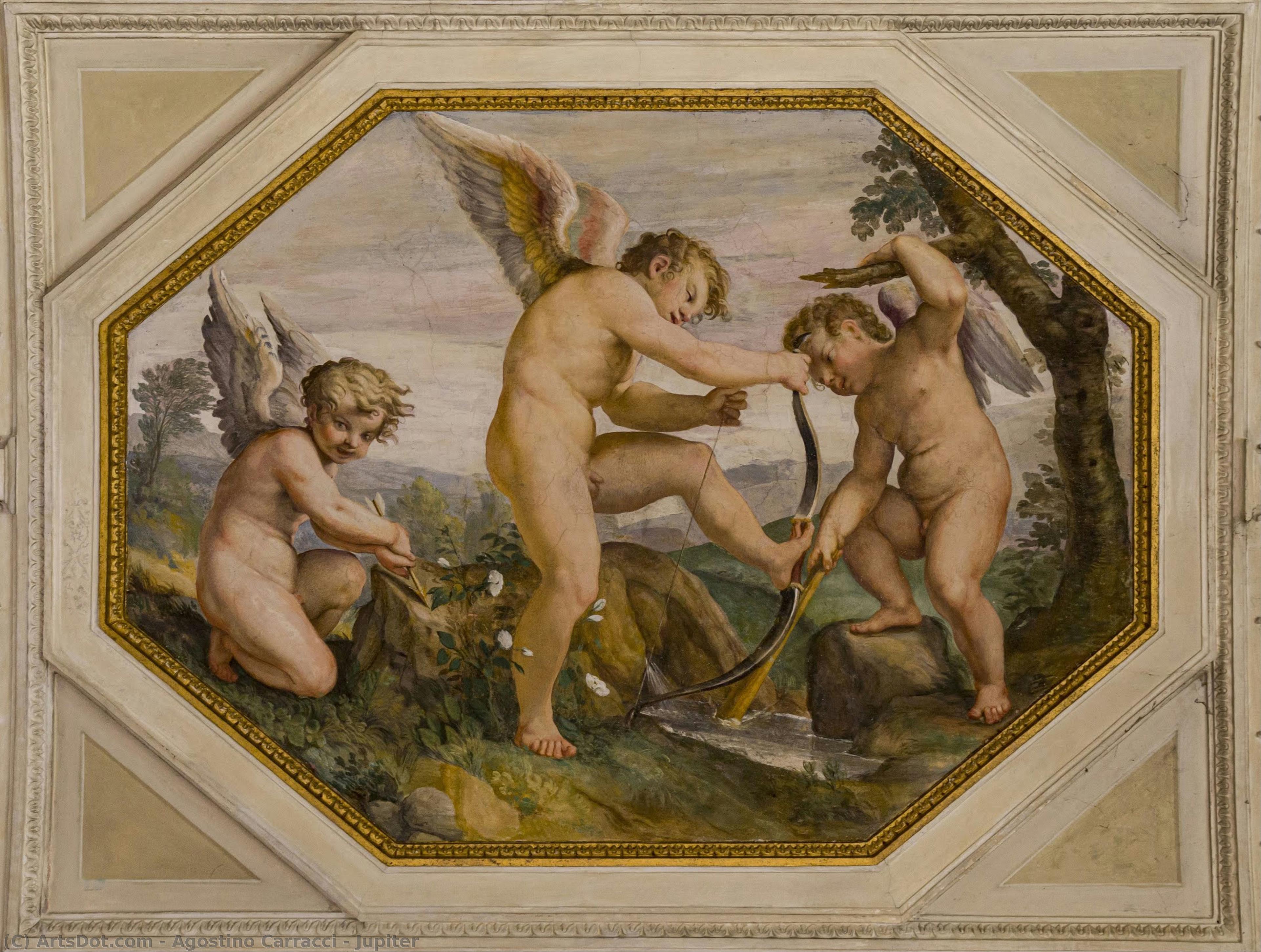 Jupiter — Agostino Carracci