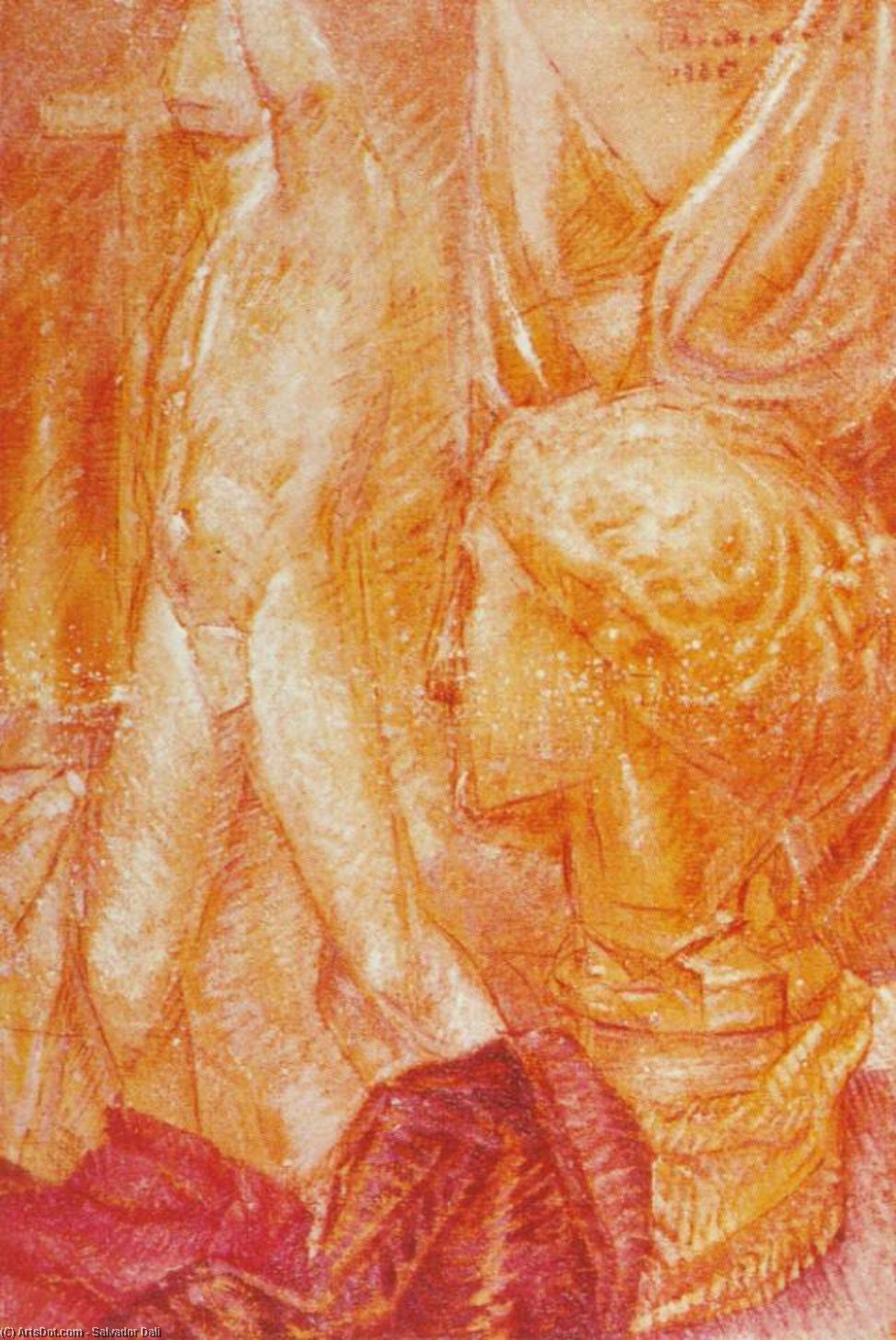 Double-sided Verso (studio Scene) — Salvador Dalí