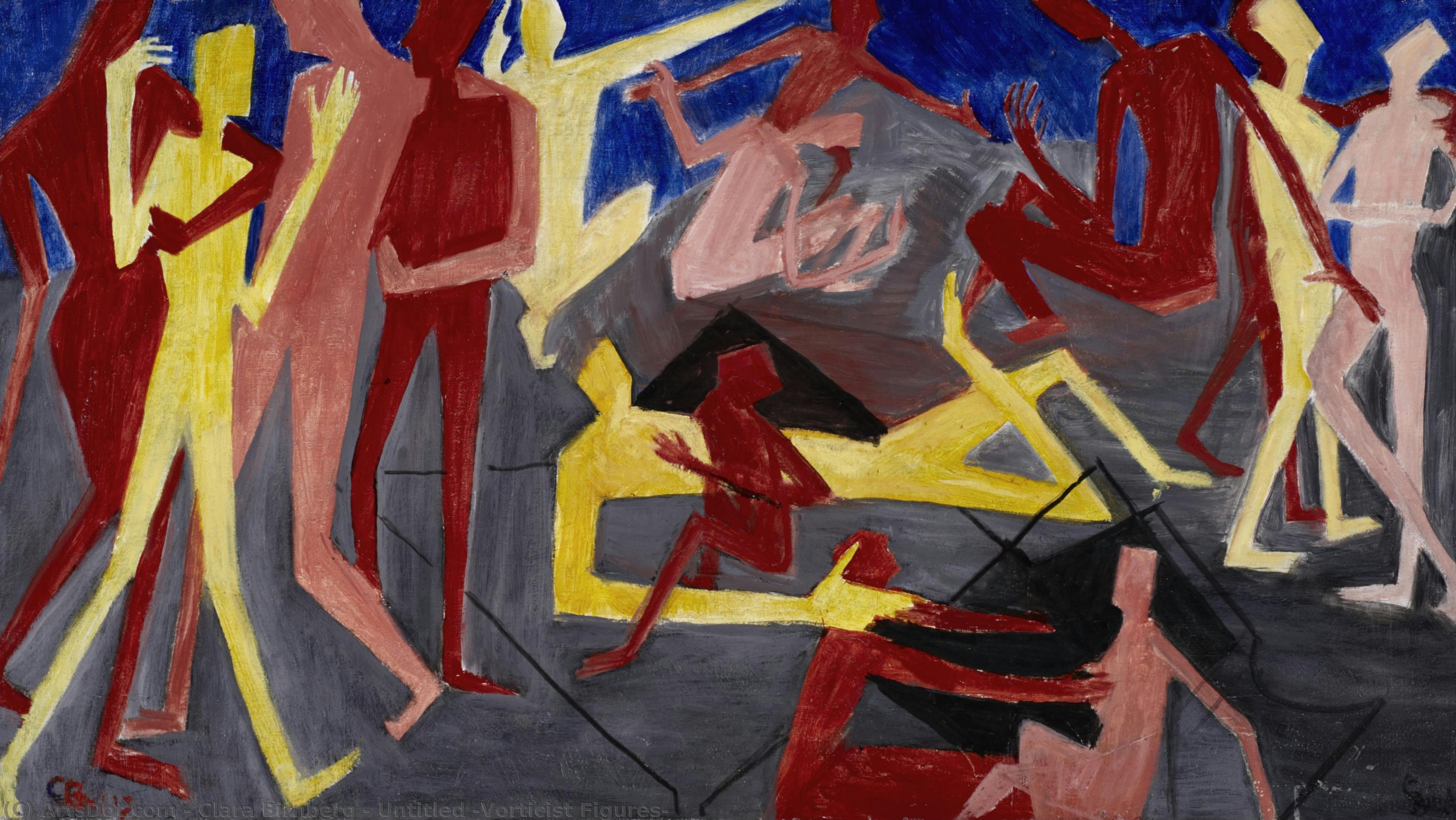 Untitled (vorticist Figures) — Clara Birnberg
