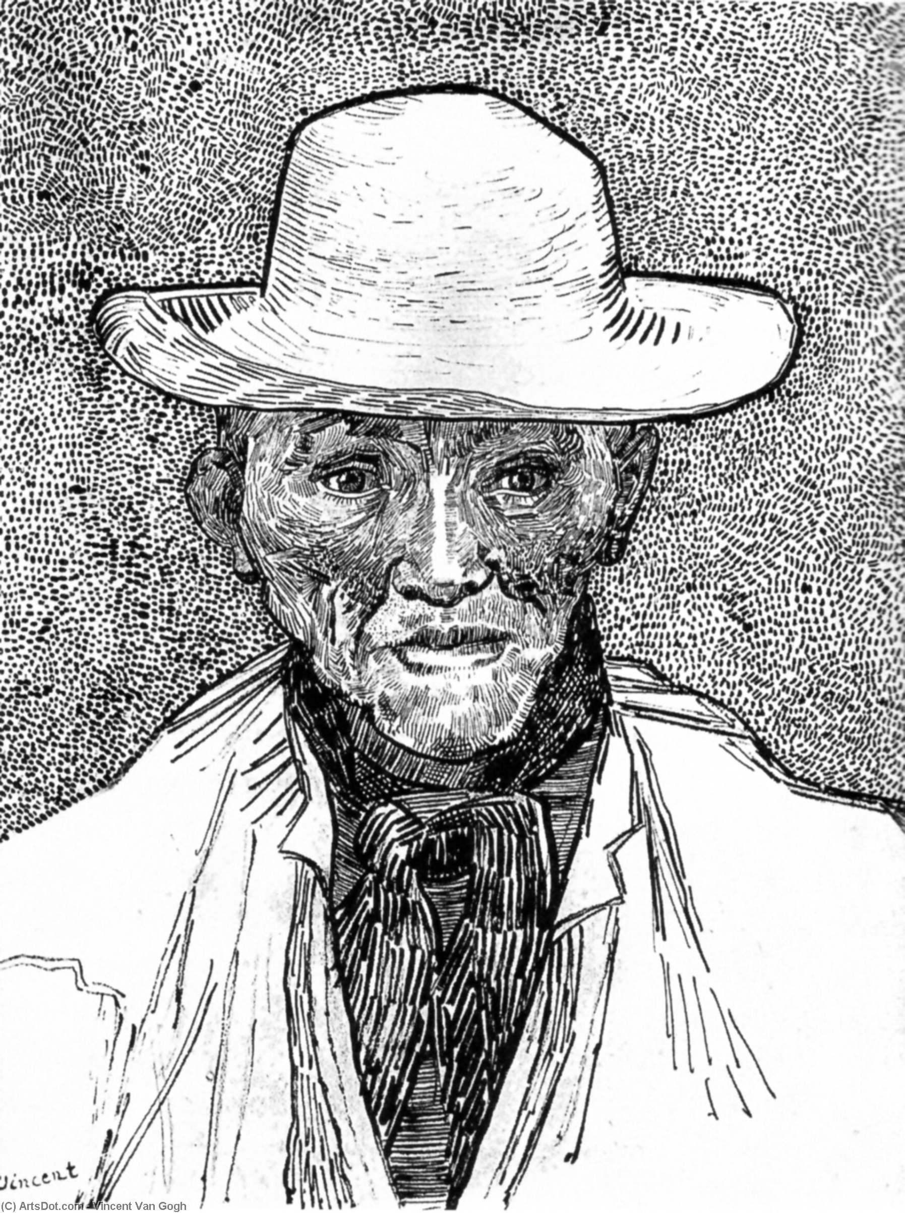 Bauern Mit Strohhut — Vincent Willem Van Gogh