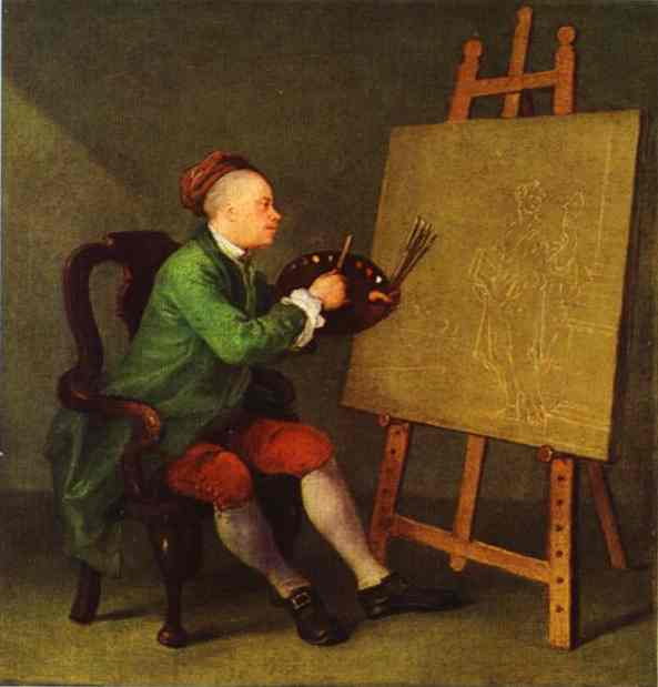 Hogarth Painting The Comic Muse — William Hogarth