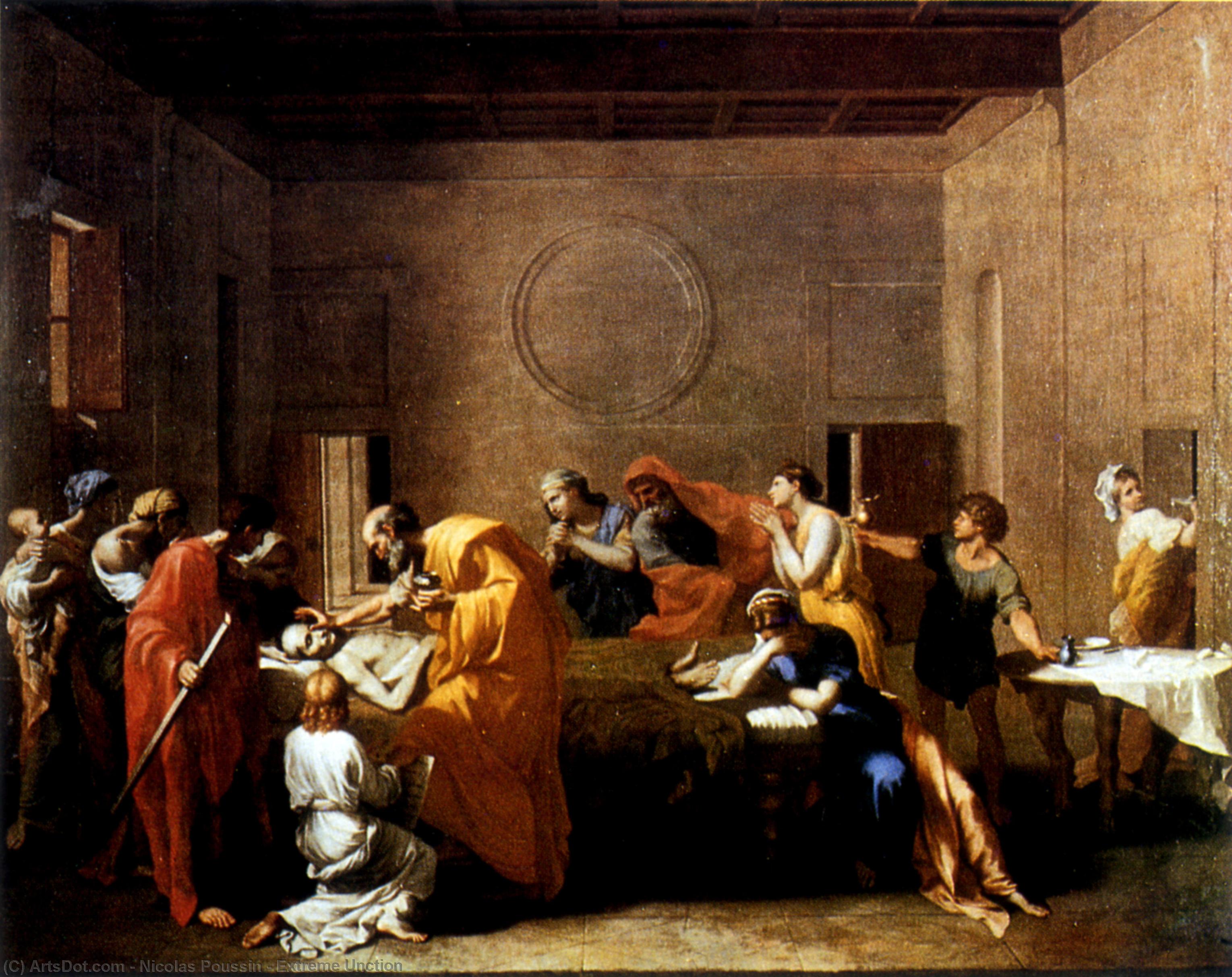 Extreme Unction — Nicolas Poussin