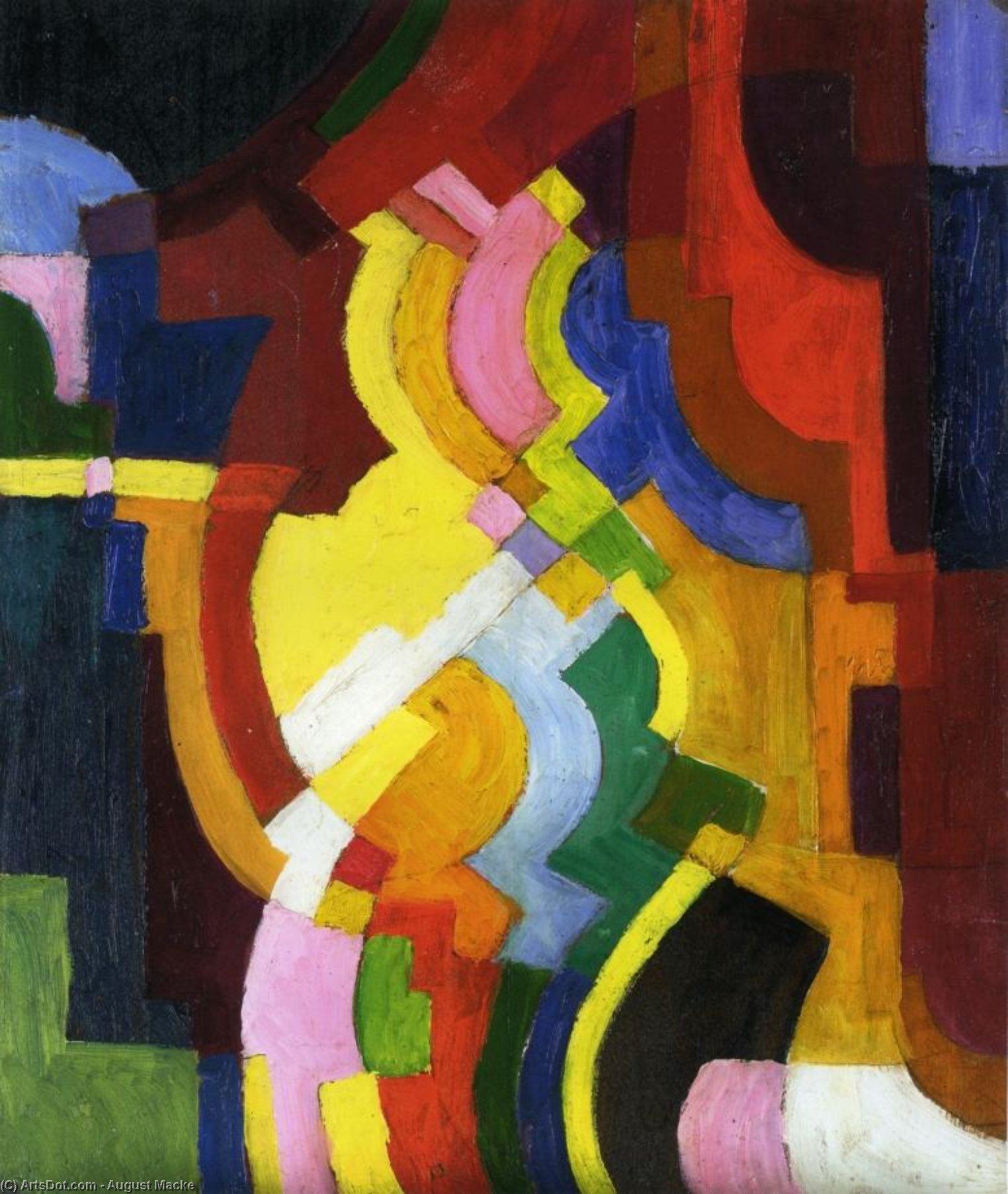 Farbige Formen Iii — August Macke