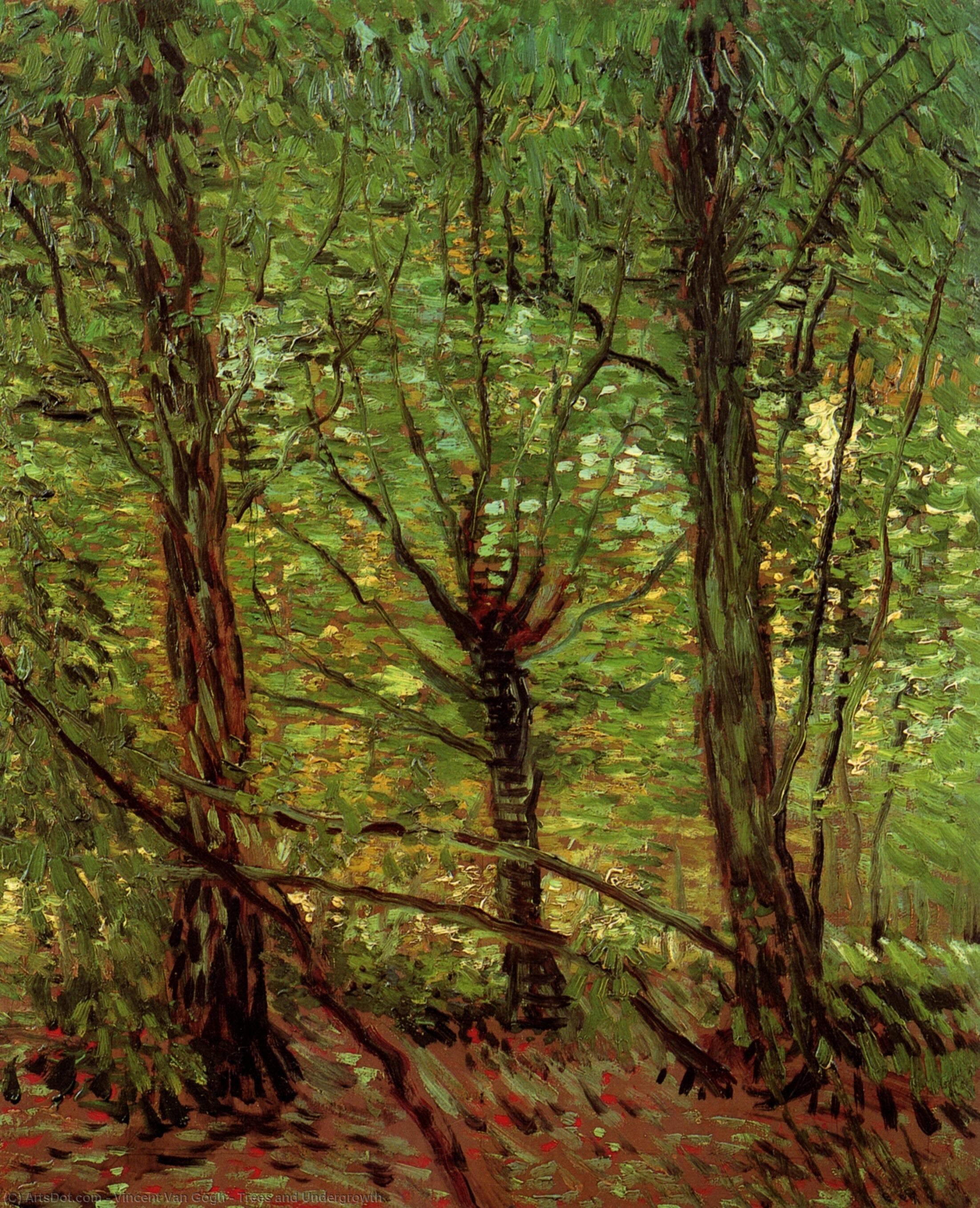 Træer Og Busklignende Vegetation — Vincent Willem Van Gogh