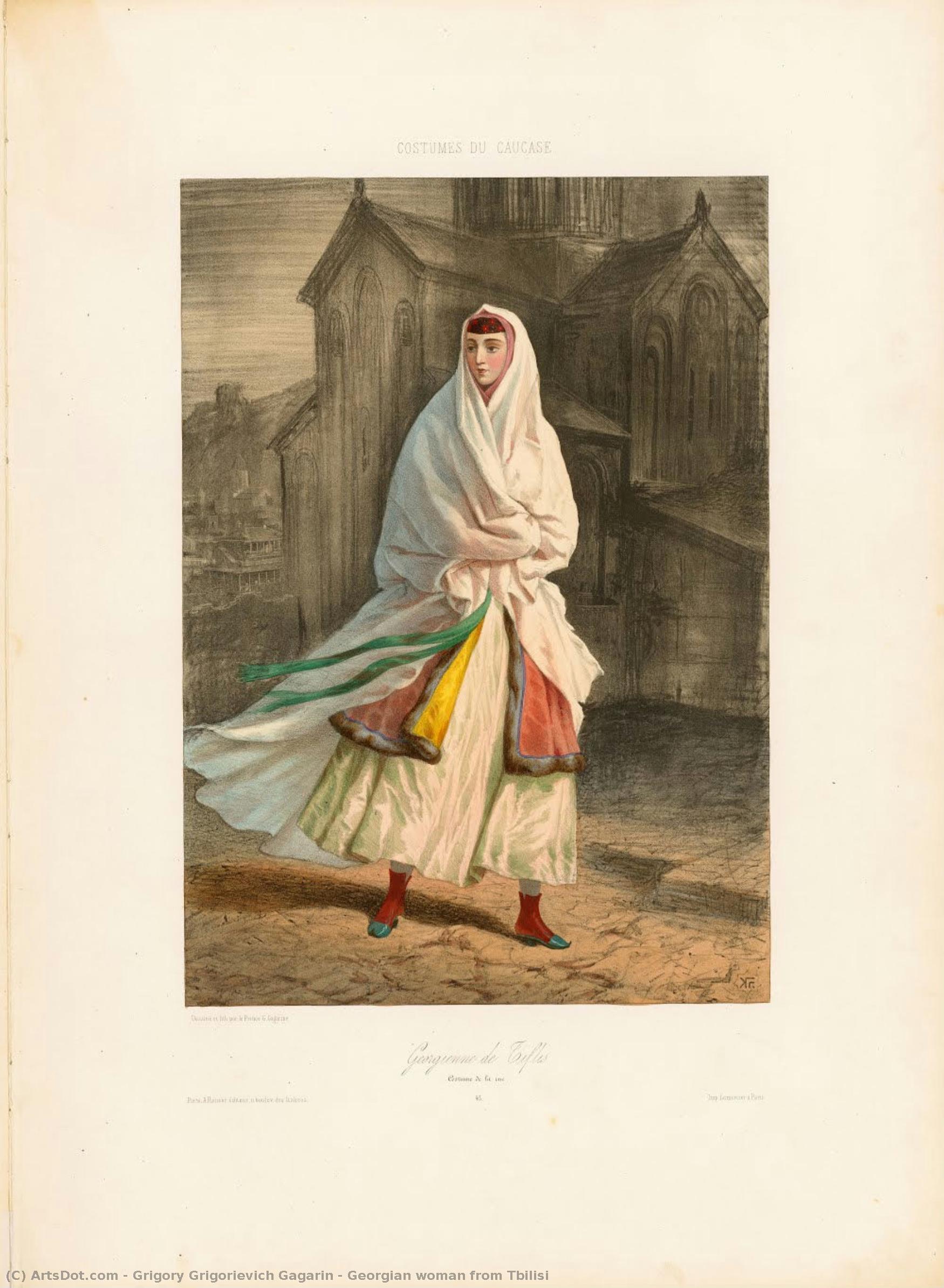 Georgian Woman From Tbilisi — Grigori Grigorjevič Gagarin