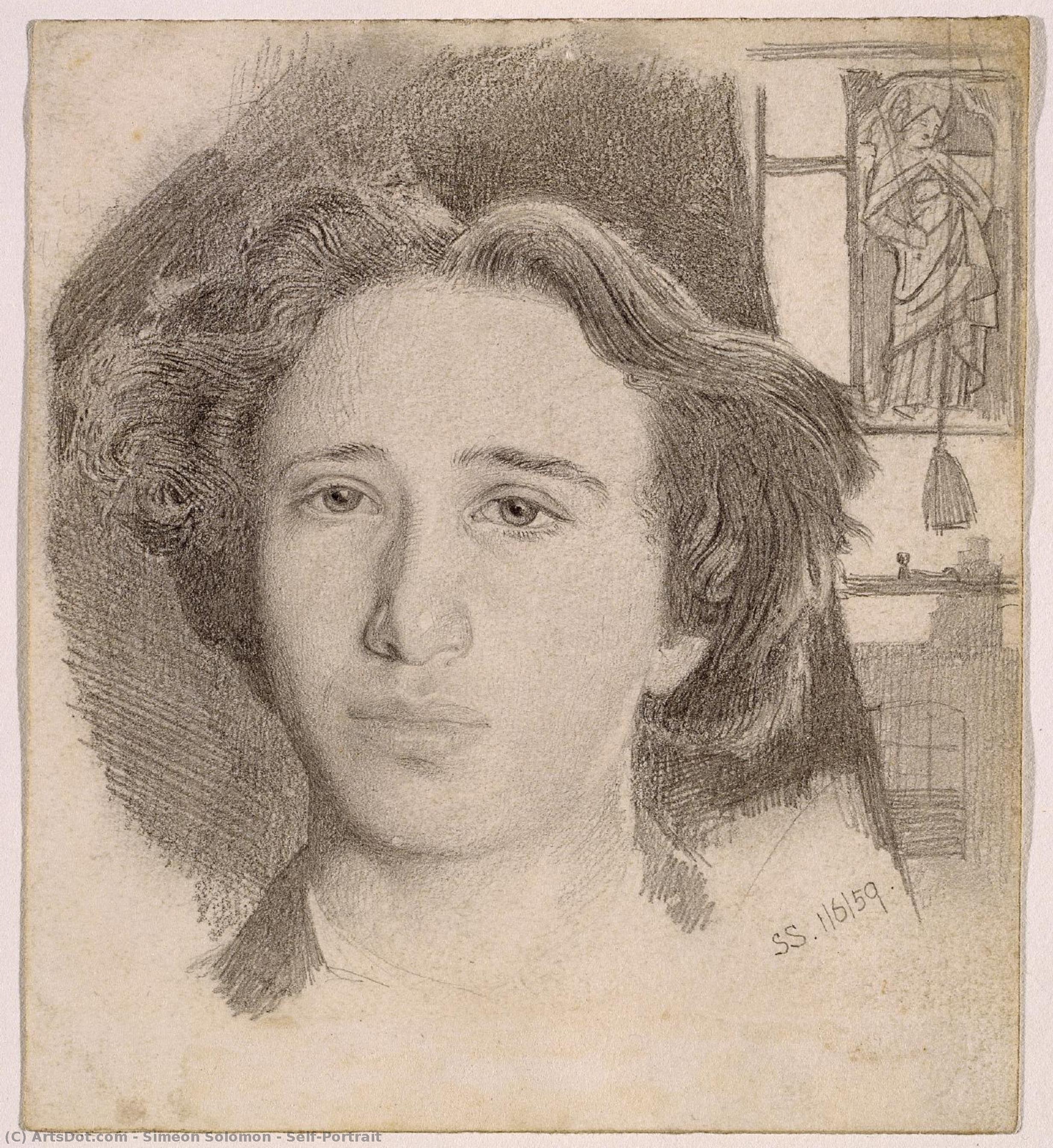 Self-portrait — Simeon Solomon