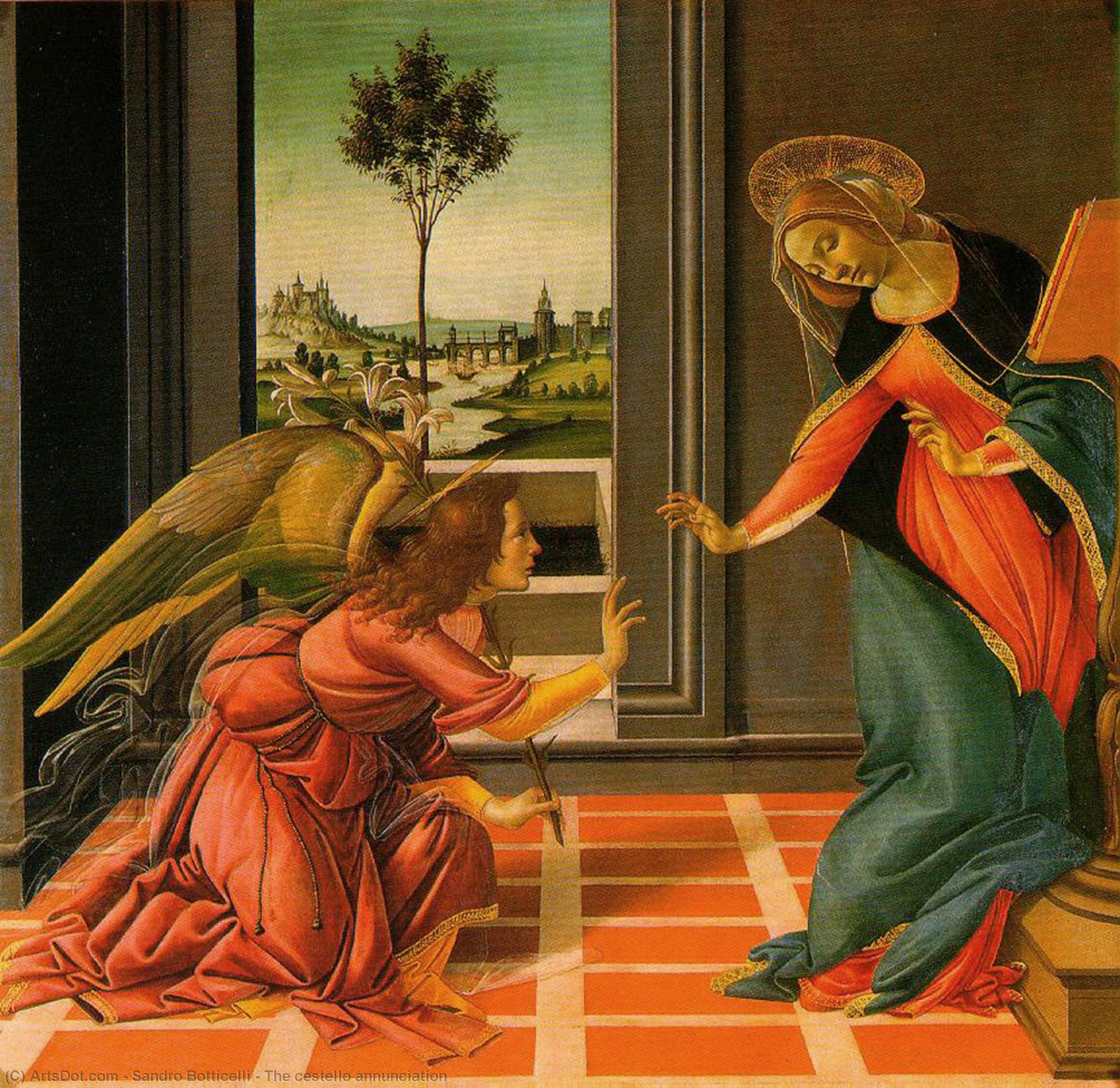 A Anunciação Do Cestello — Sandro Botticelli