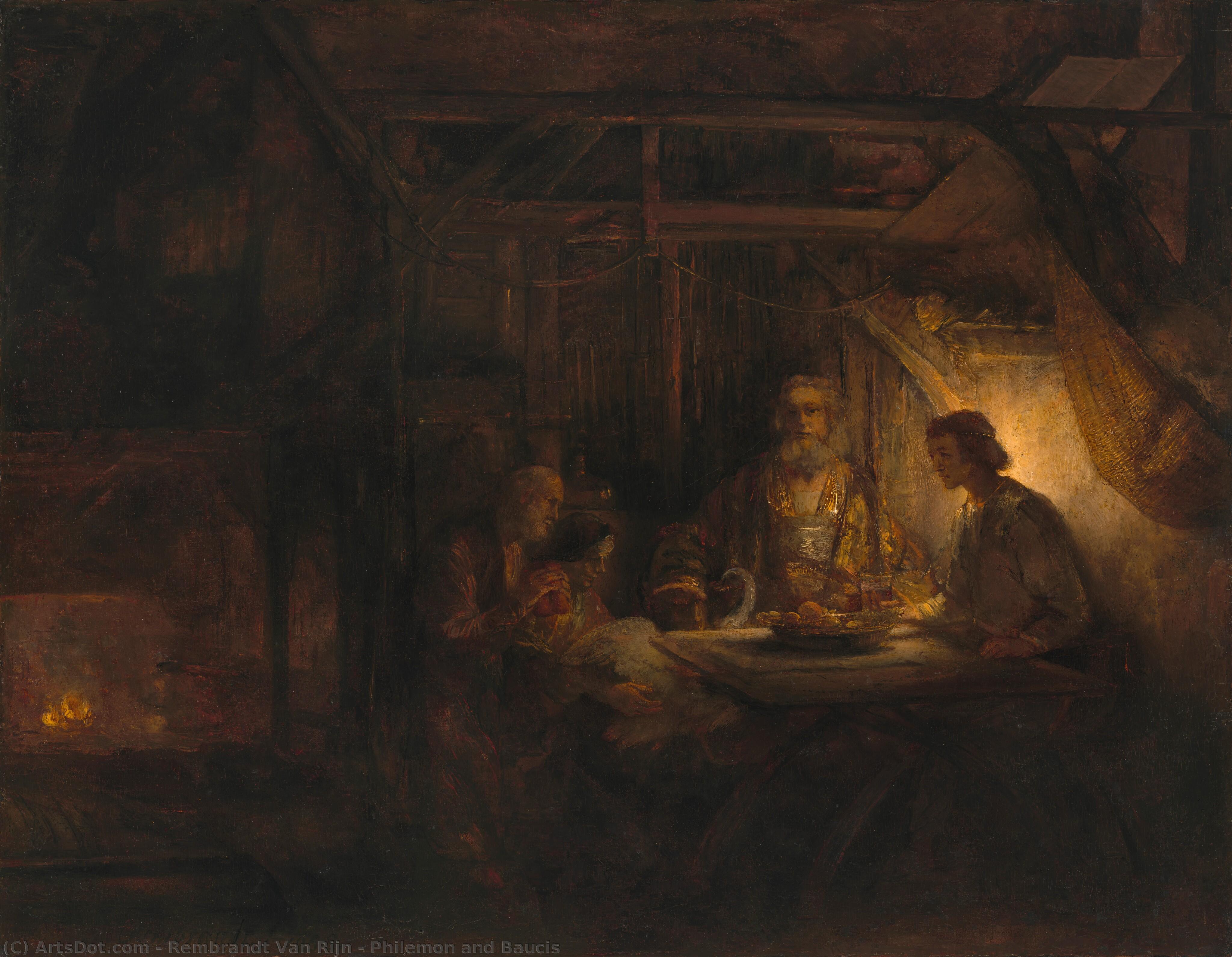 Philemon Und Baucis — Rembrandt Van Rijn