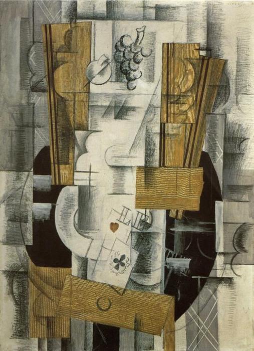Obstschüssel Mit Ass — Georges Braque