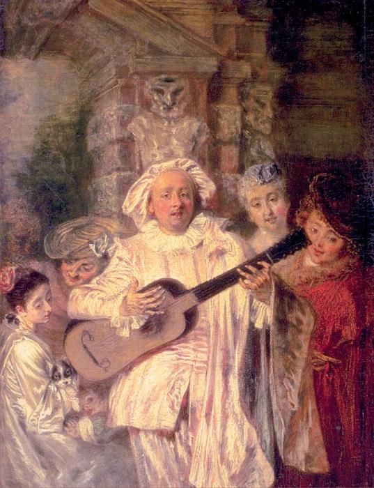 Mezzetino — Jean-antoine Watteau
