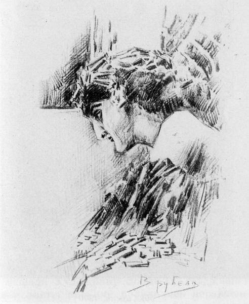 Demon Looking — Mikhail Vrubel