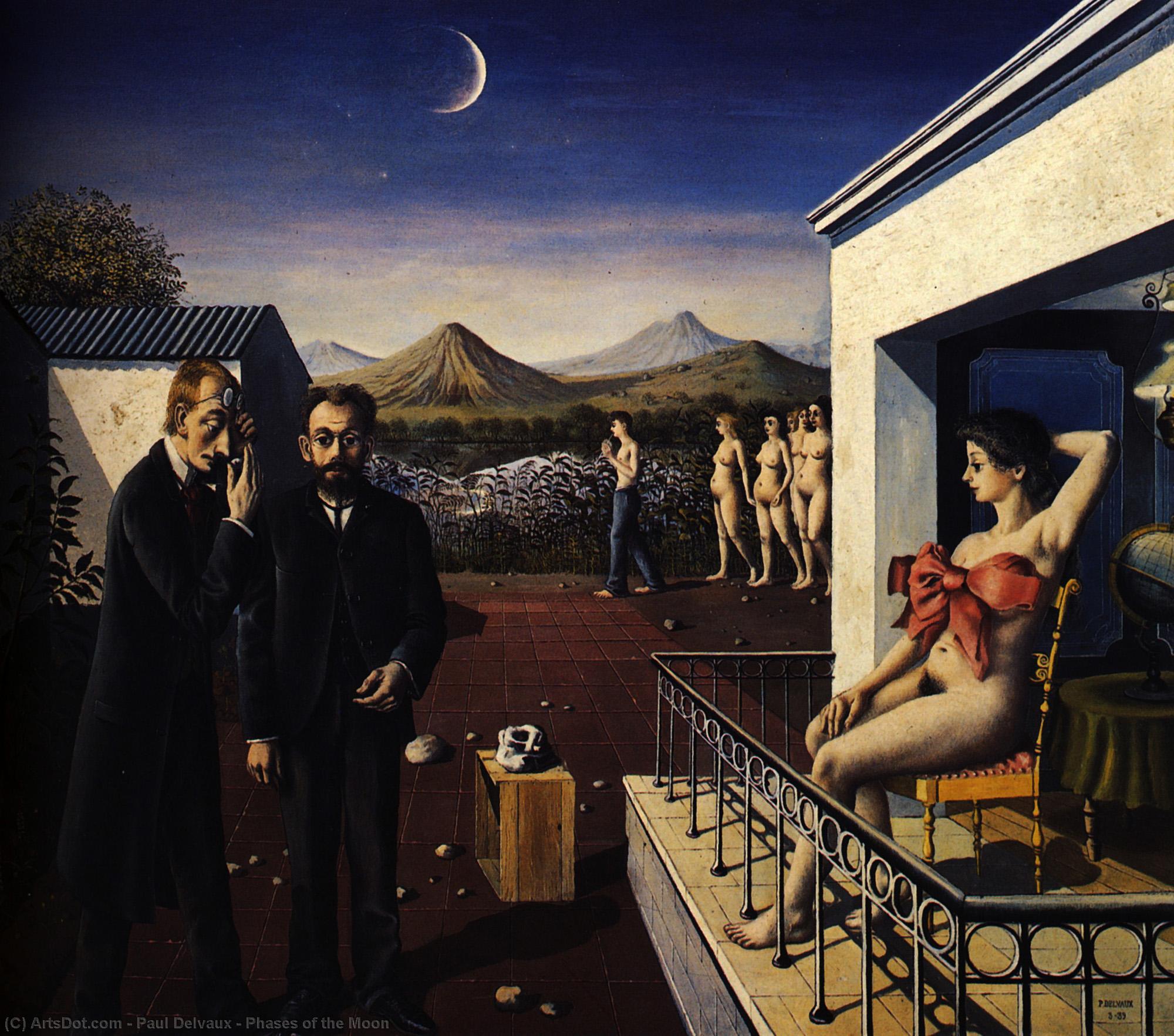 Phases De La Lune — Paul Delvaux