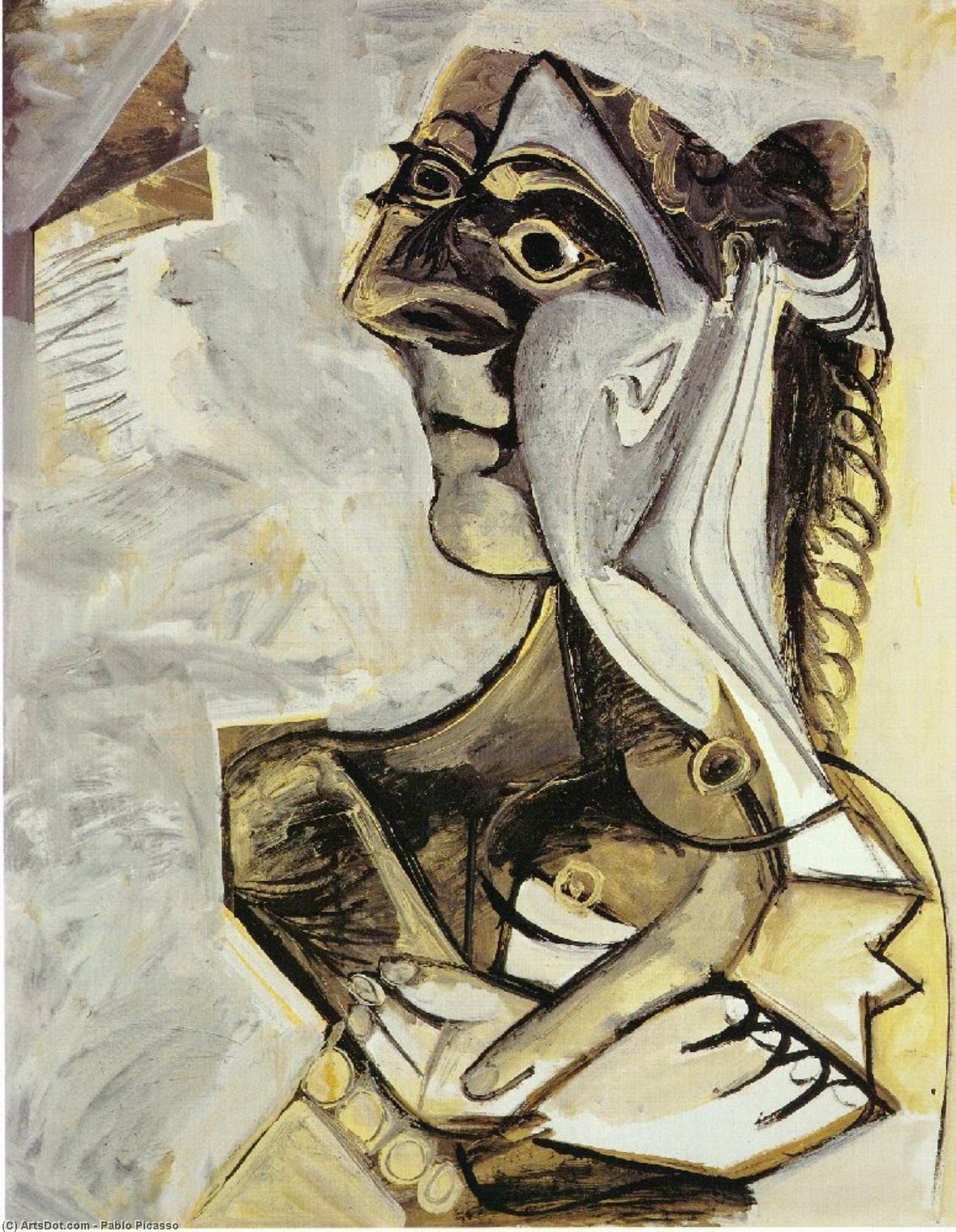 Donna Con Treccia — Pablo Picasso