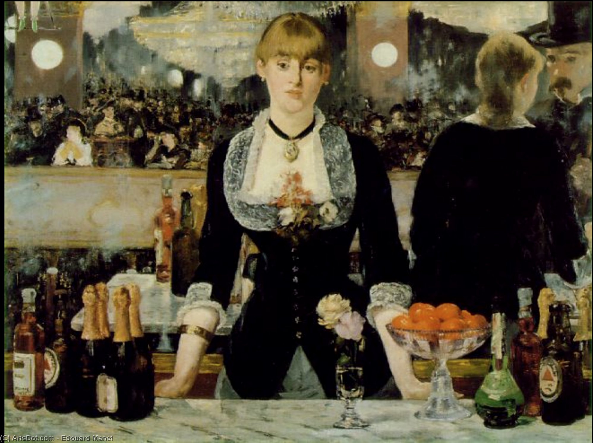 Folies-bergeres'te Bir Bar, Edouard Manet'in 1882'de Yaptığı Canlı Bir Sosyal Sahne Tablosu, Hareketli Atmosferi, Zengin Dokuları Ve Büyüleyici Havasını Yakalar. Paris'teki Son On Birinci Yüzyılın Sanatsal Yenilikleri Ve Modern Hayatı Yansıtır. Bu Eser, I — Edouard Manet