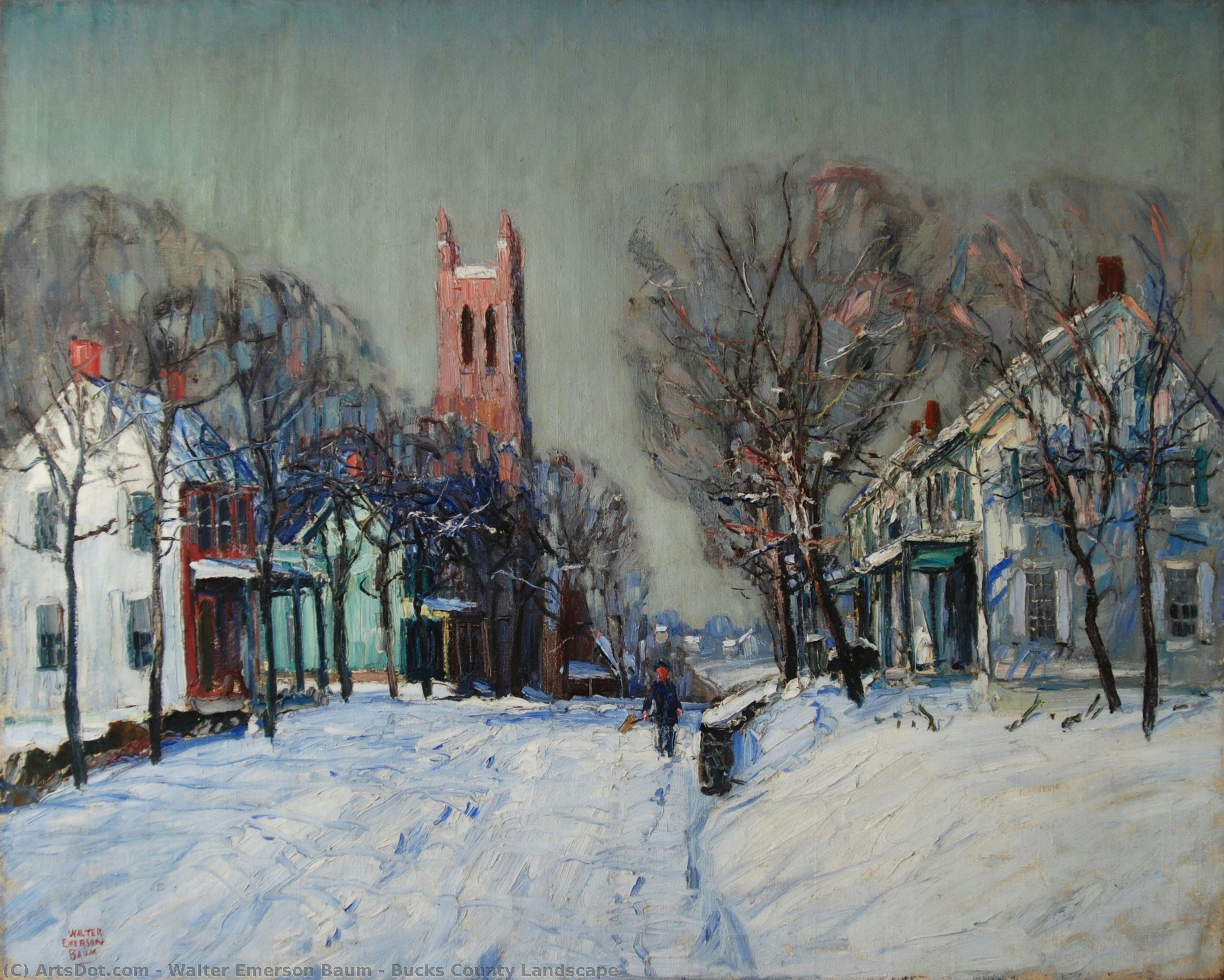 Bucks County Landscape — Walter Emerson Baum