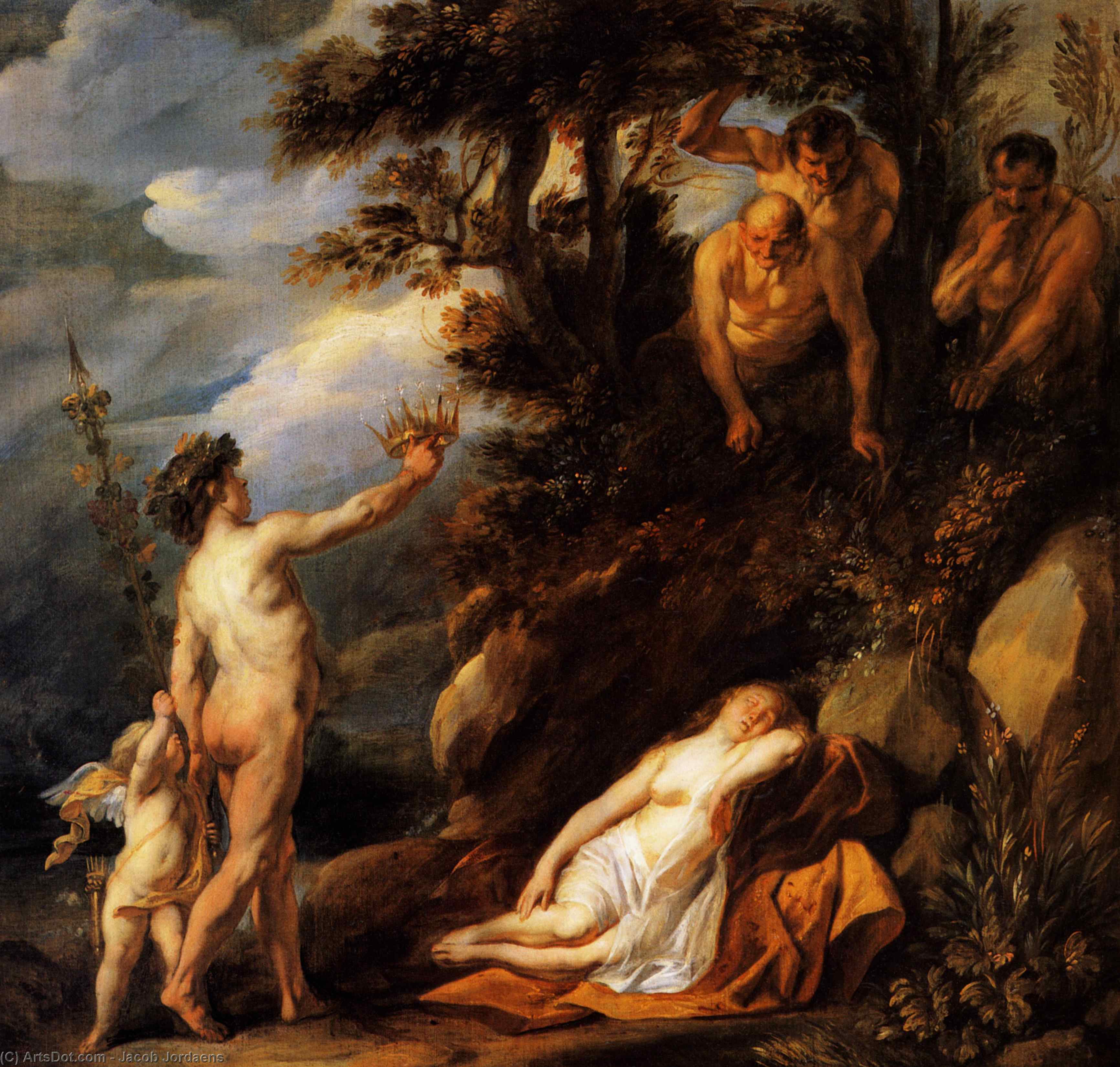 Bacchus Et Ariane — Jacob Jordaens