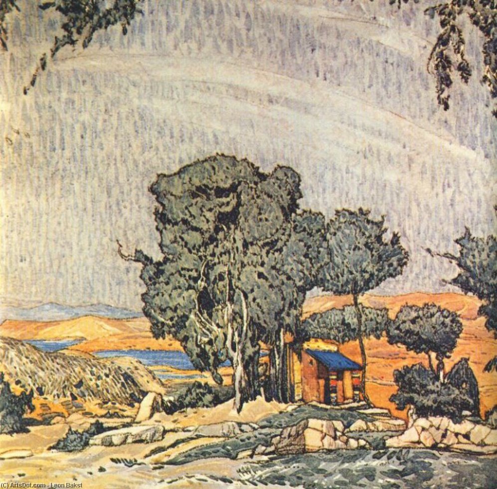 Helene De Sparte Set Design — Léon Bakst