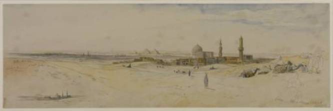 View Near Cairo — Edward Lear