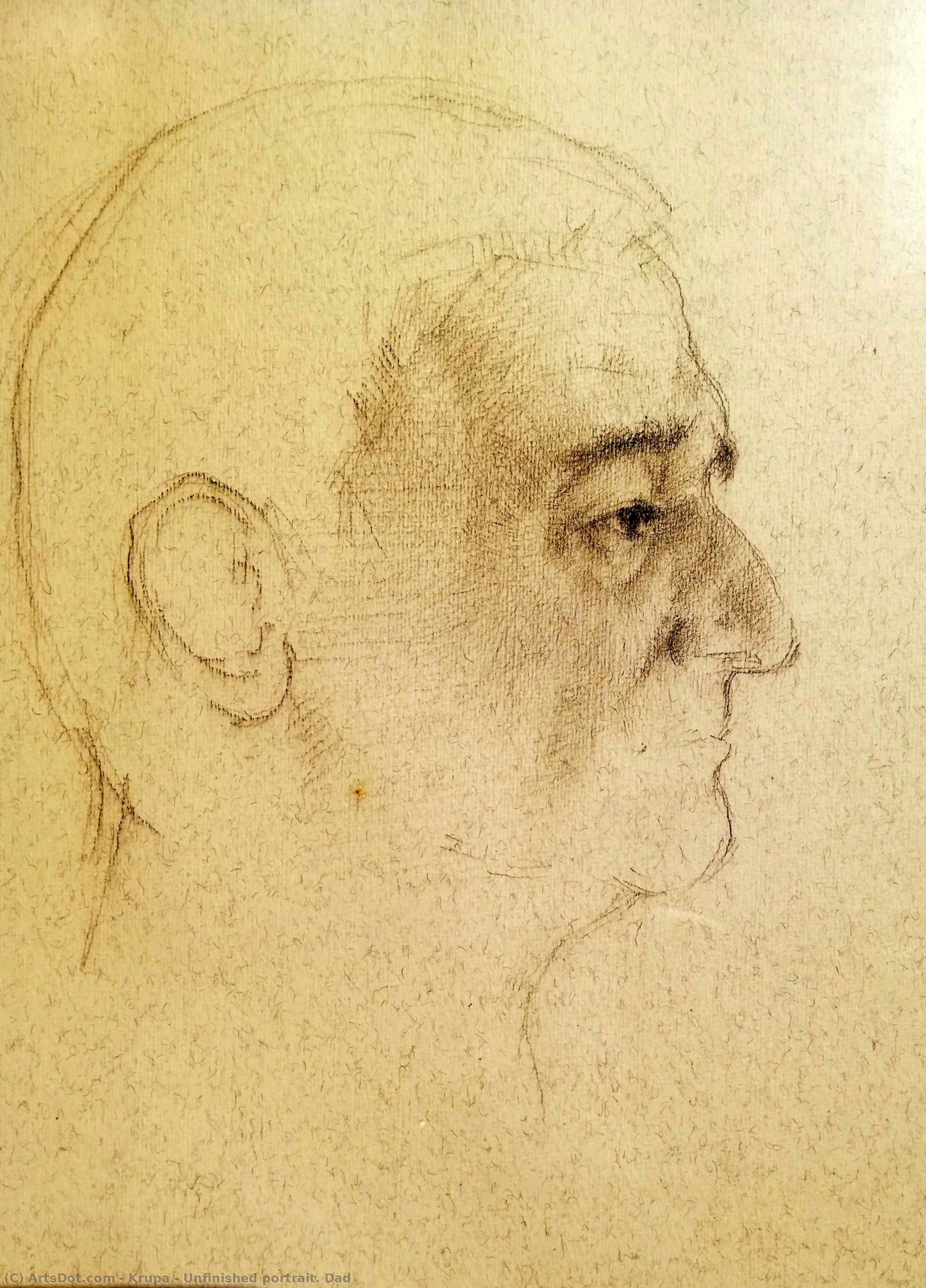 Unfinished Portrait. Dad — Krupa