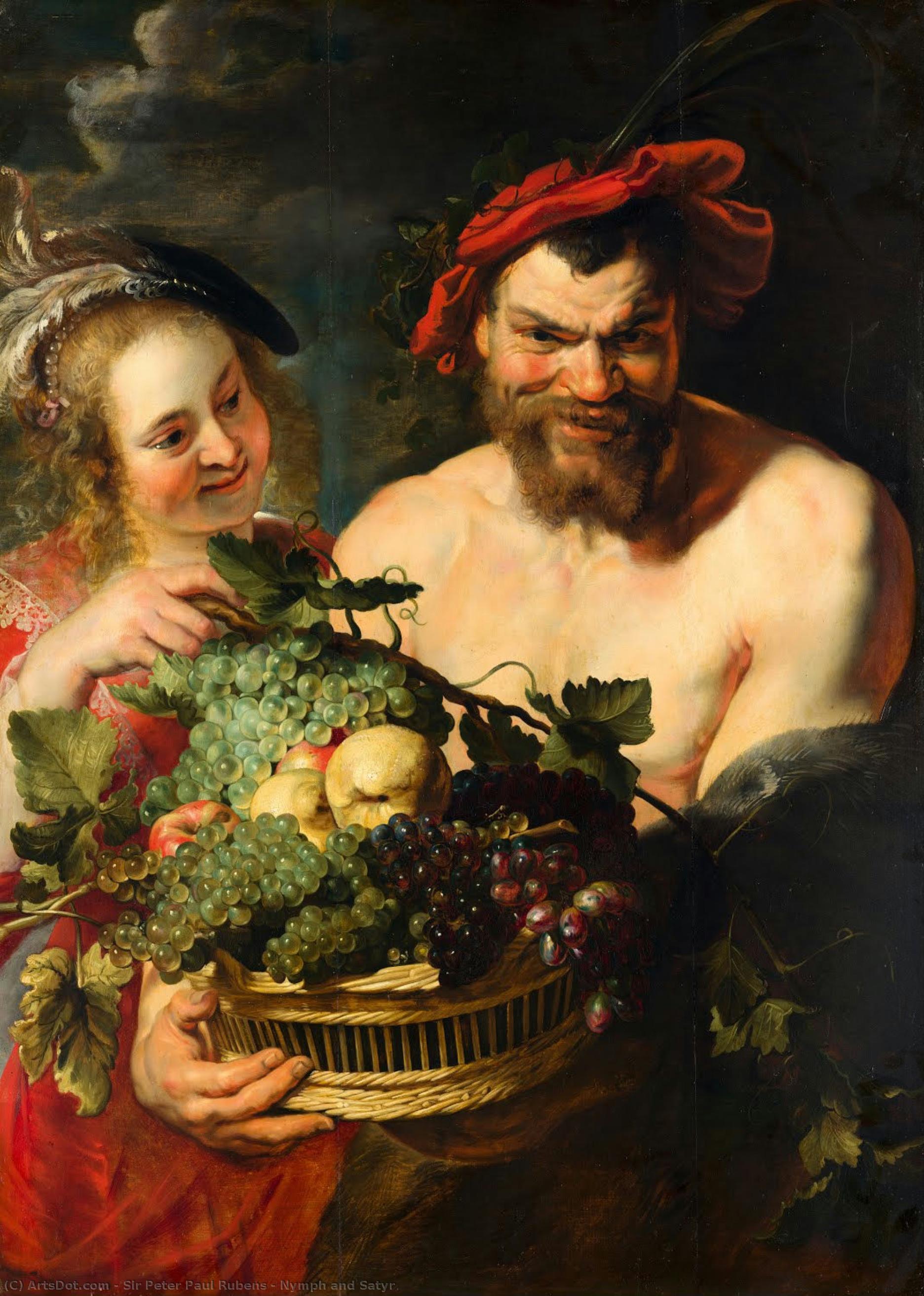Ninfa Y Sátiro — Pedro Pablo Rubens