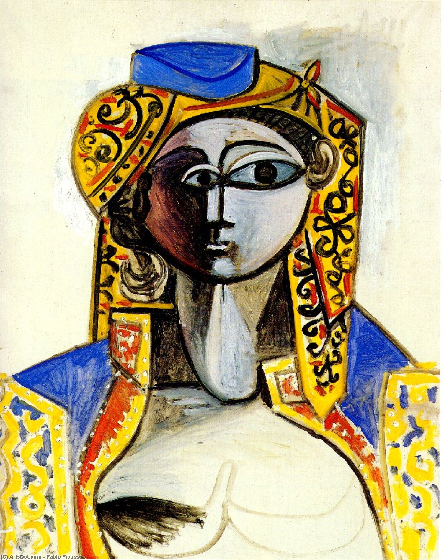 Jacqueline I Tyrkisk Kostume — Pablo Picasso