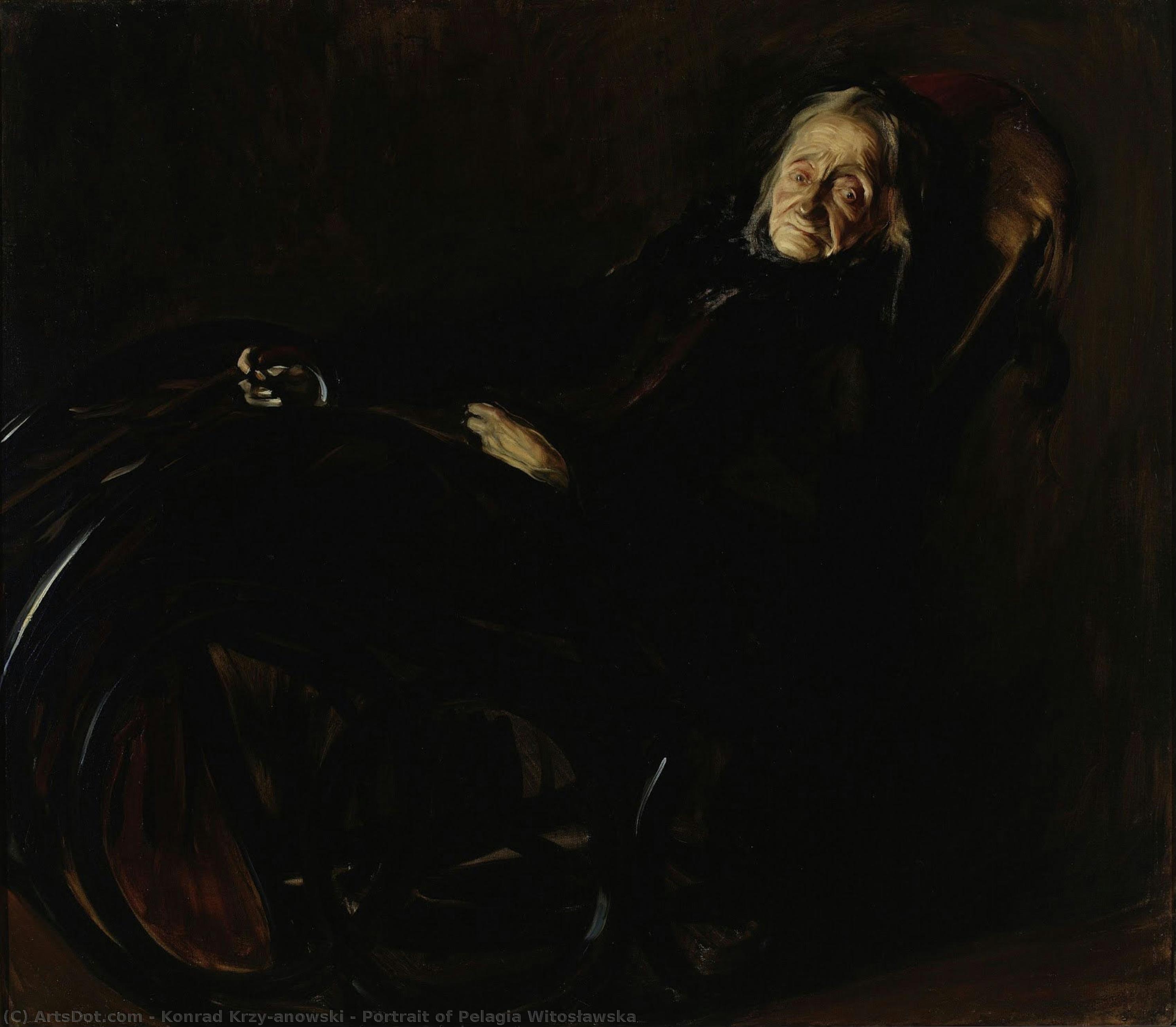 Portrait Of Pelagia Witosławska - Portret Peliagi Witosławskiej — Konrad Krzyżanowski