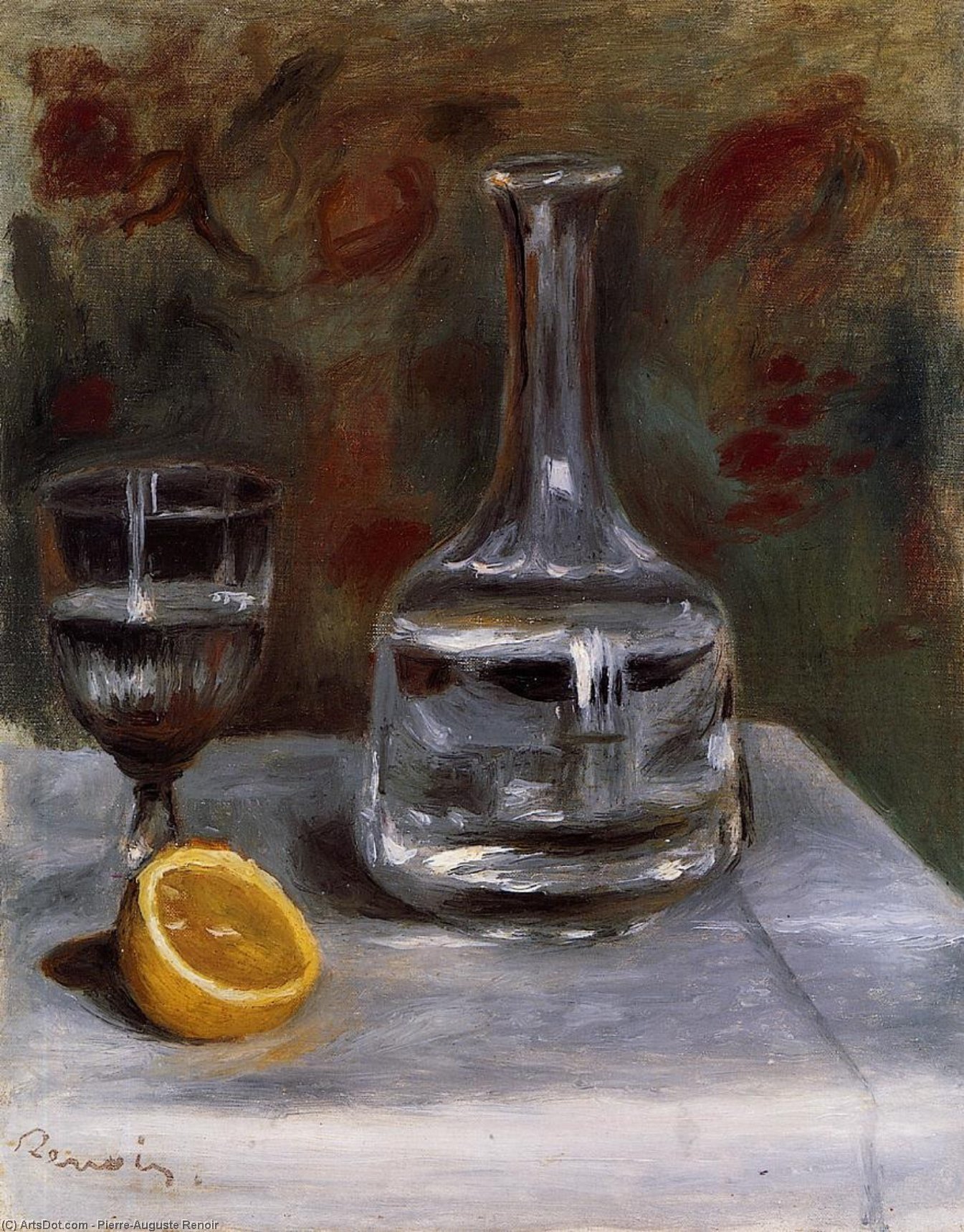 Bodegón Con Jarra — Pierre-auguste Renoir